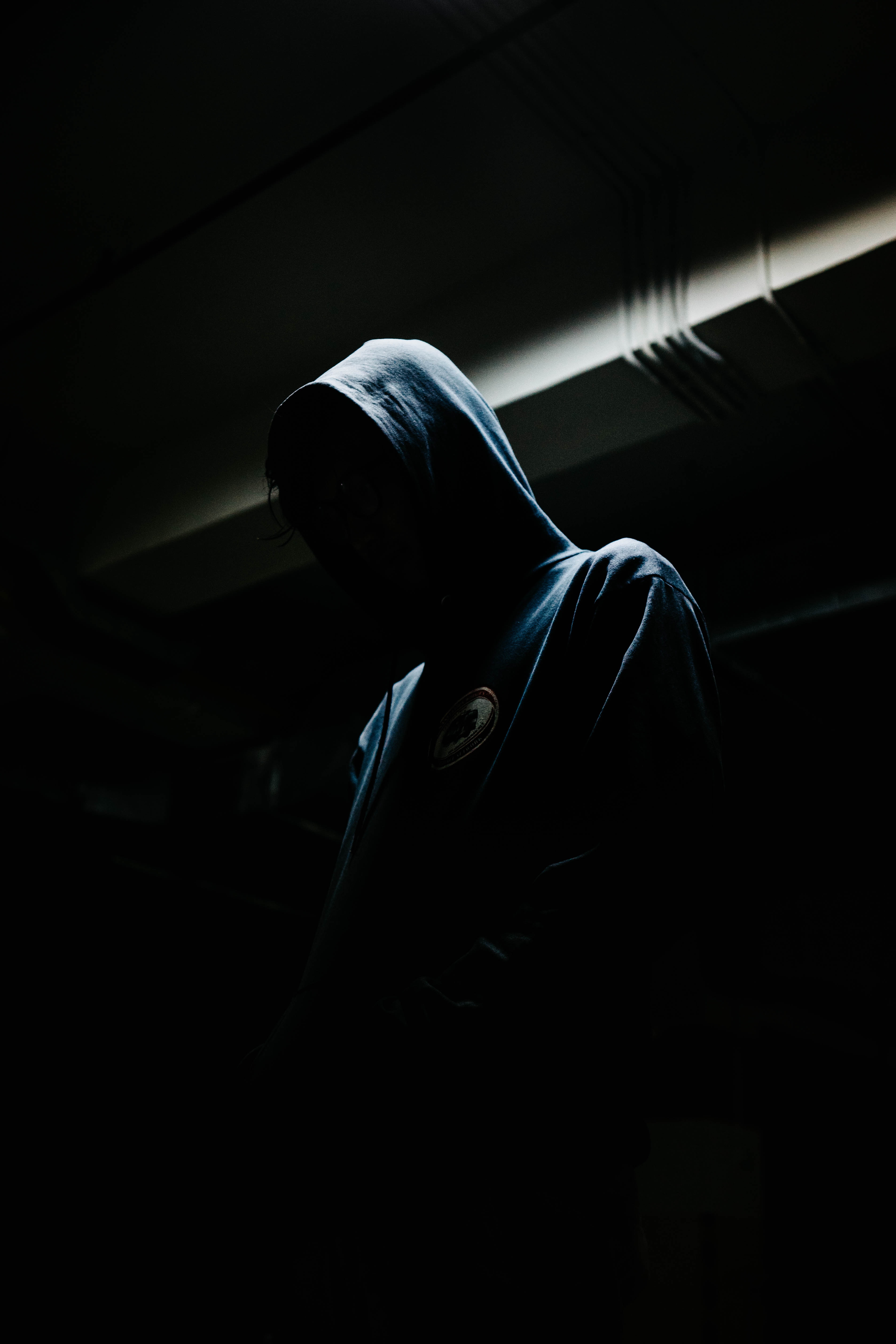 darkness, human, person, hood, dark for android
