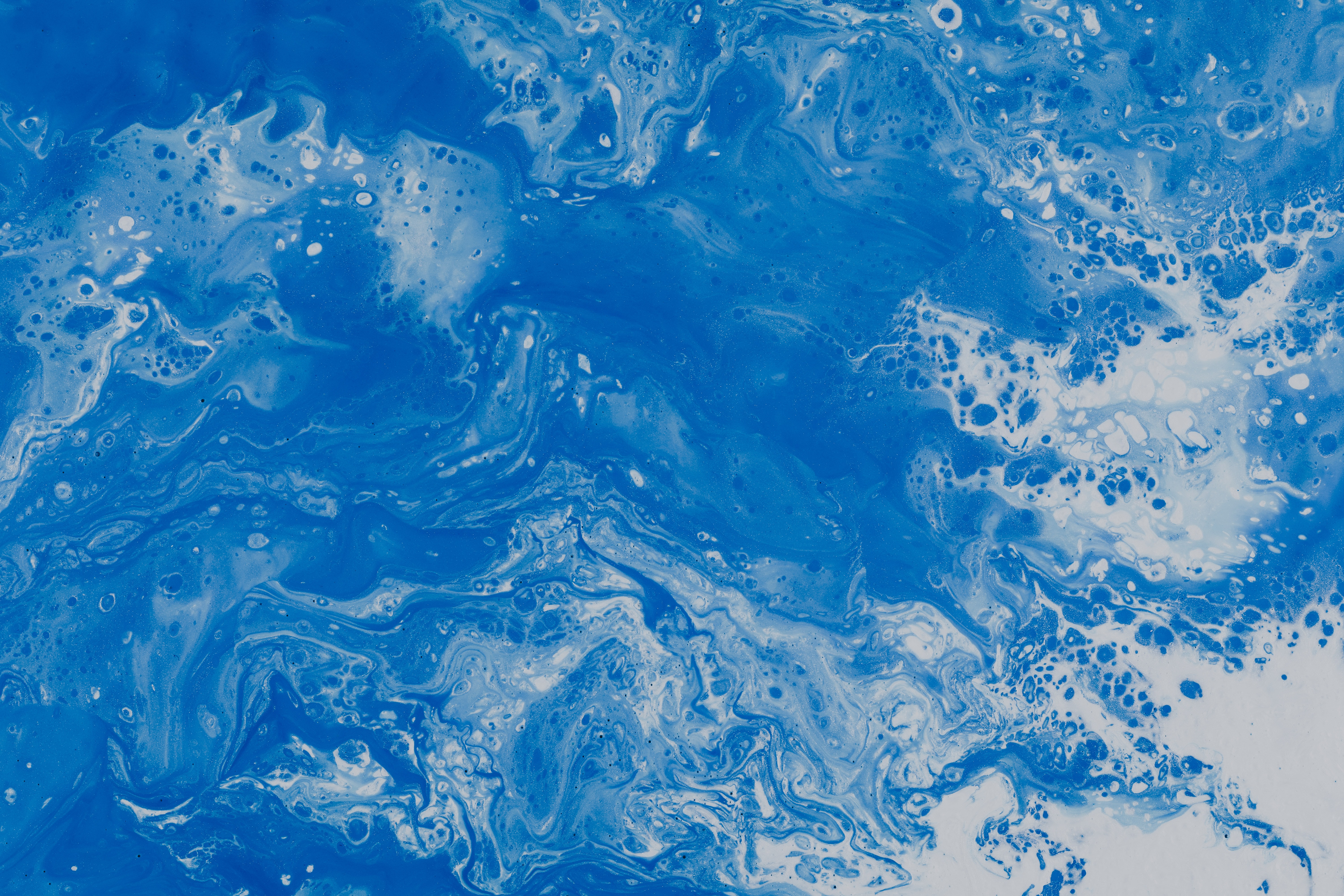 Desktop Backgrounds Watercolor spots, abstract, blue, paint