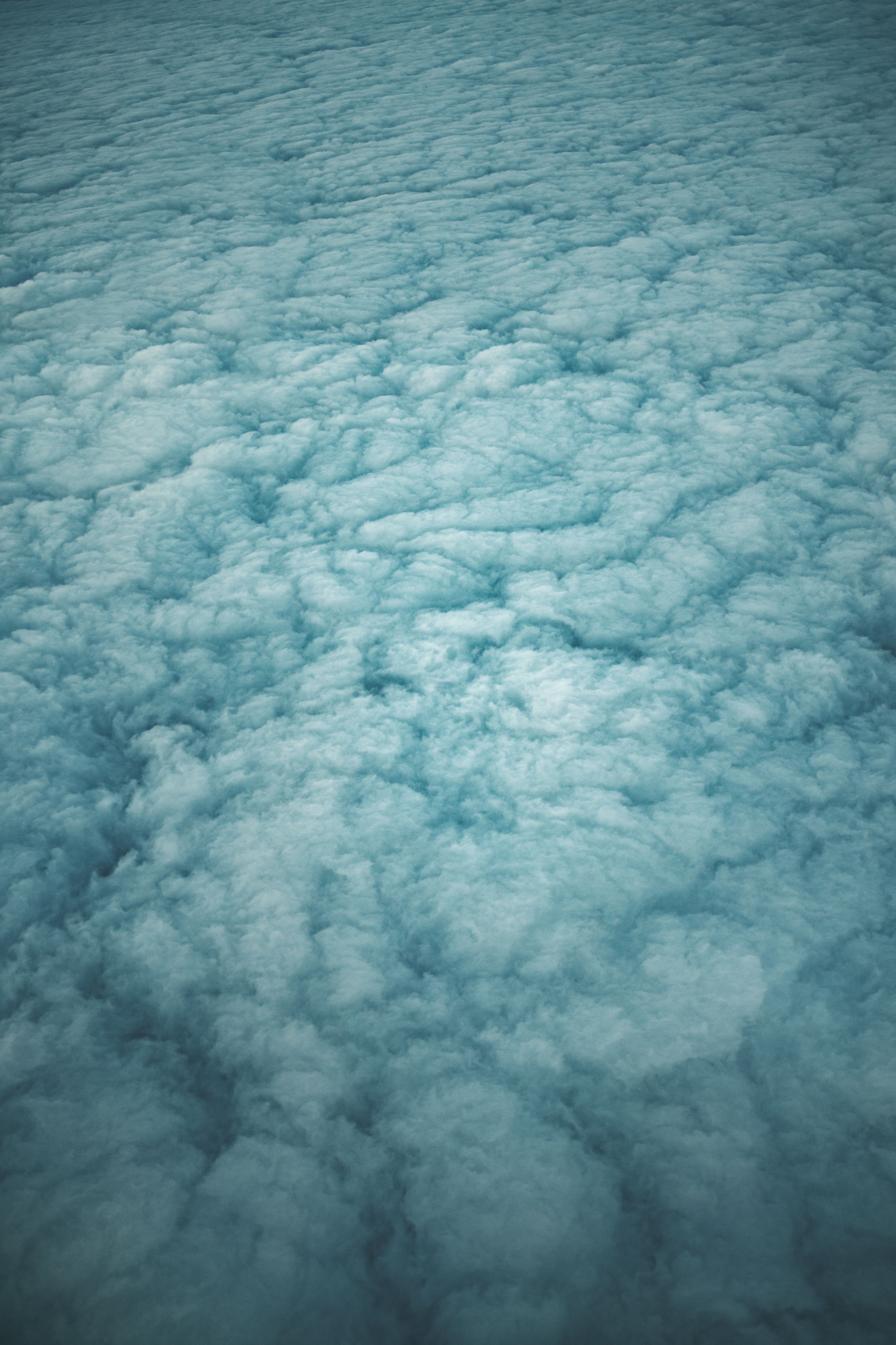 porous, view from above, clouds, sky, height, nature