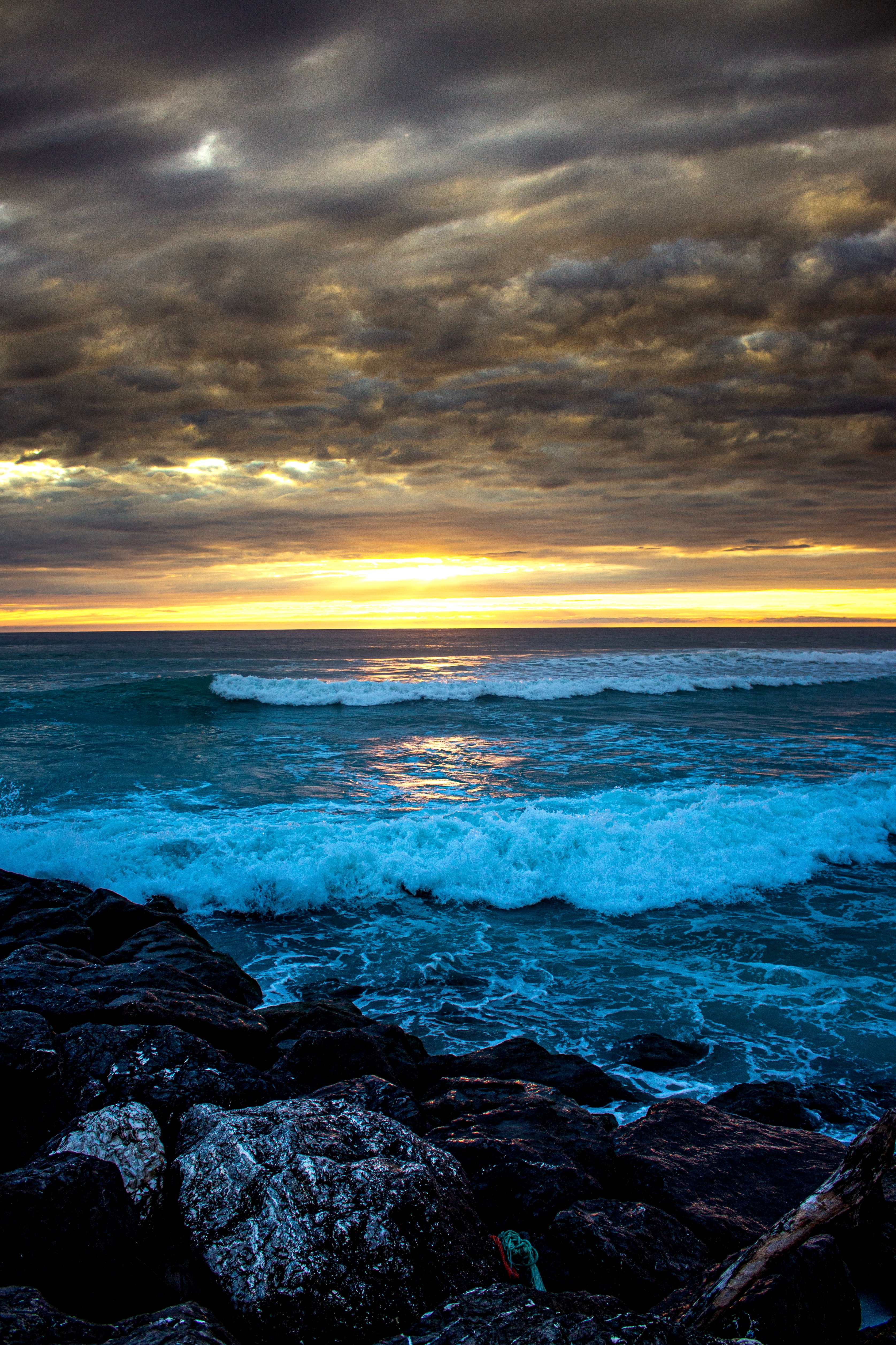 Laden Sie das Natur, Sunset, Sea, Felsen, Die Steine, Horizont-Bild kostenlos auf Ihren PC-Desktop herunter