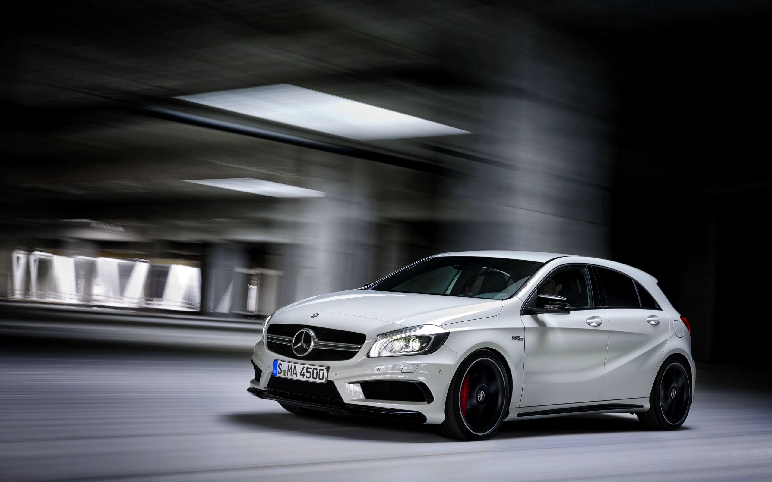 side view, mercedes-benz, cars, white Amg HD Android Wallpapers