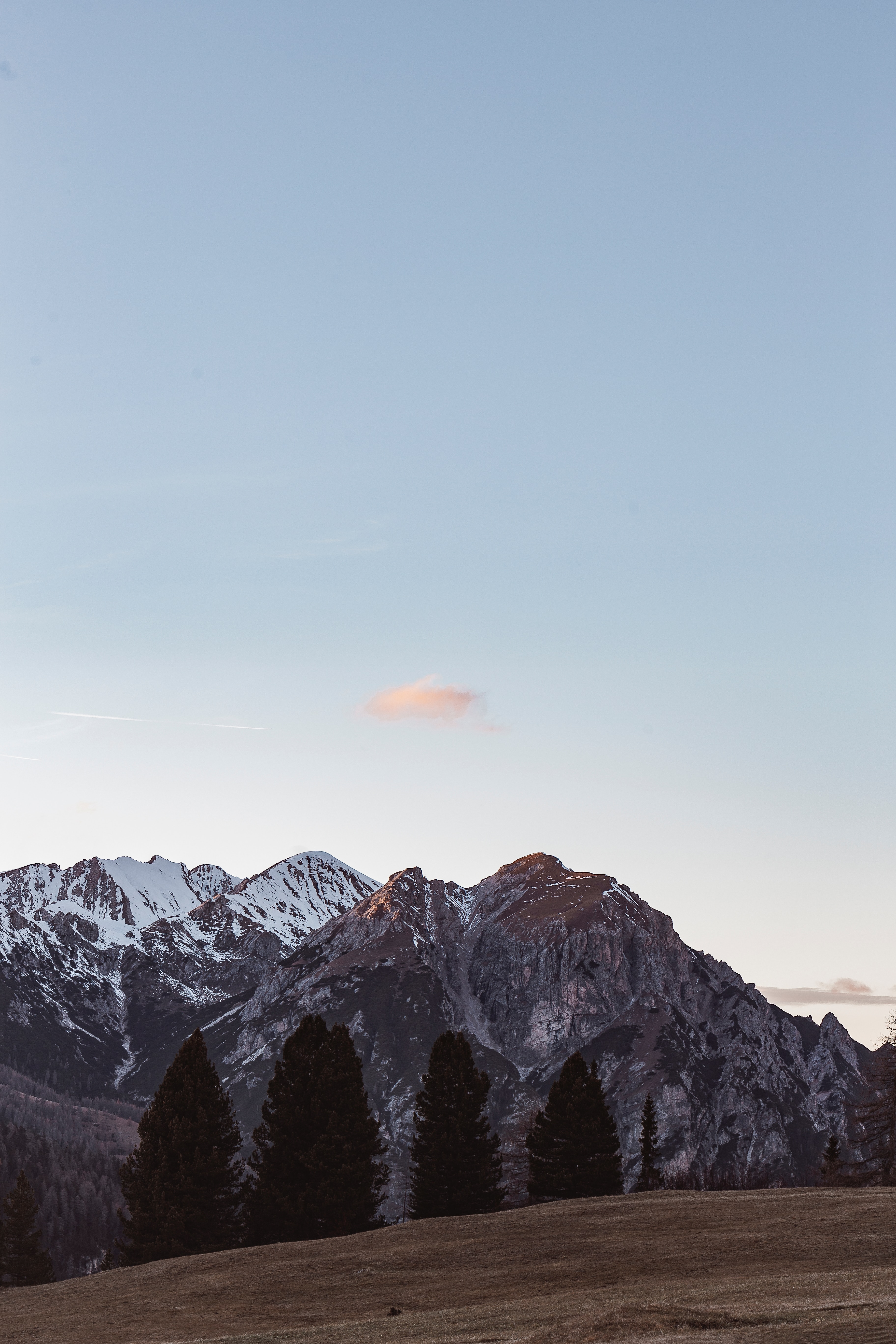 iPhone background landscape, mountains, nature, snow covered
