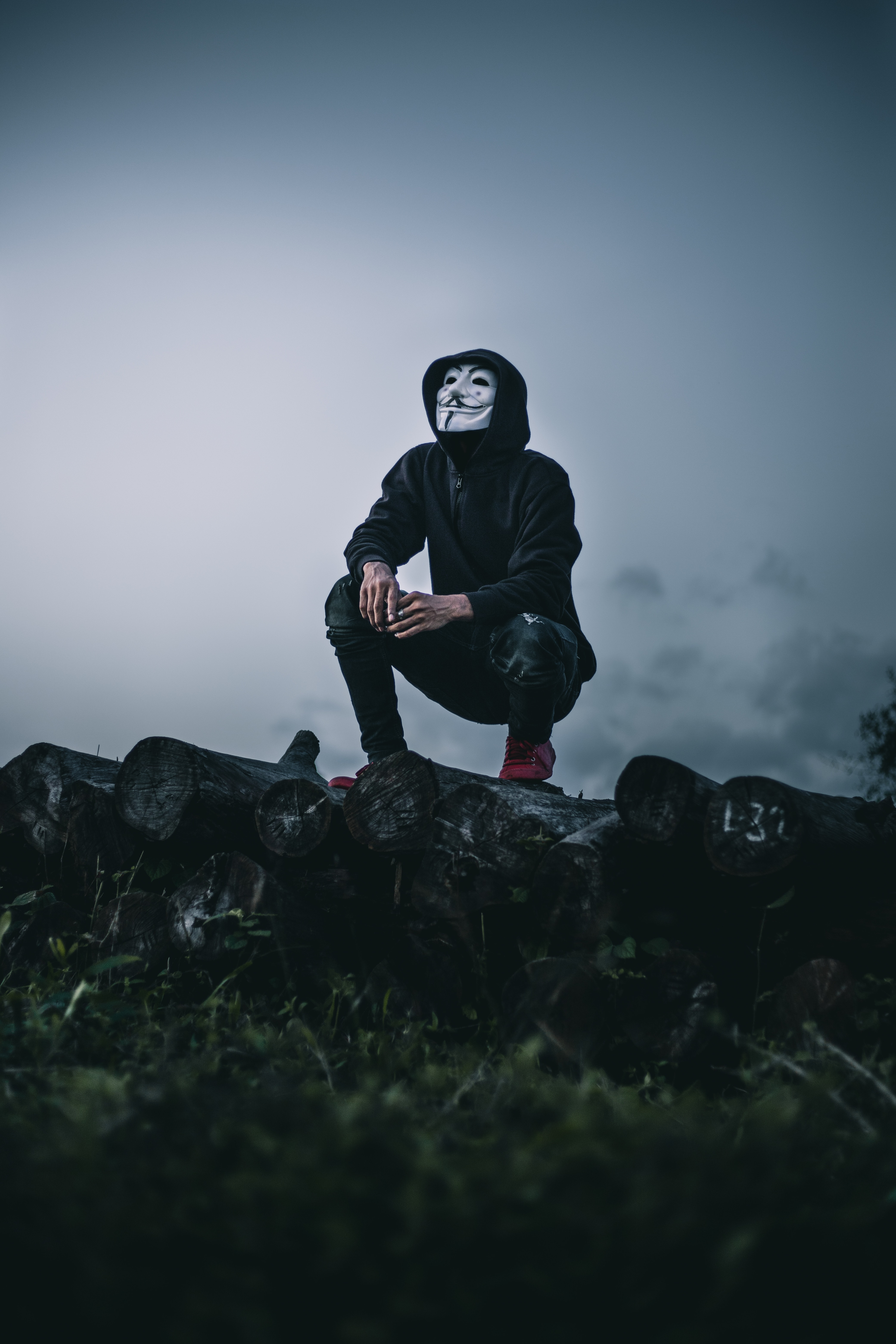 51498 Screensavers and Wallpapers Anonymous for phone. Download anonymous, miscellanea, miscellaneous, mask, human, person, hoodie, hoodies, hood pictures for free