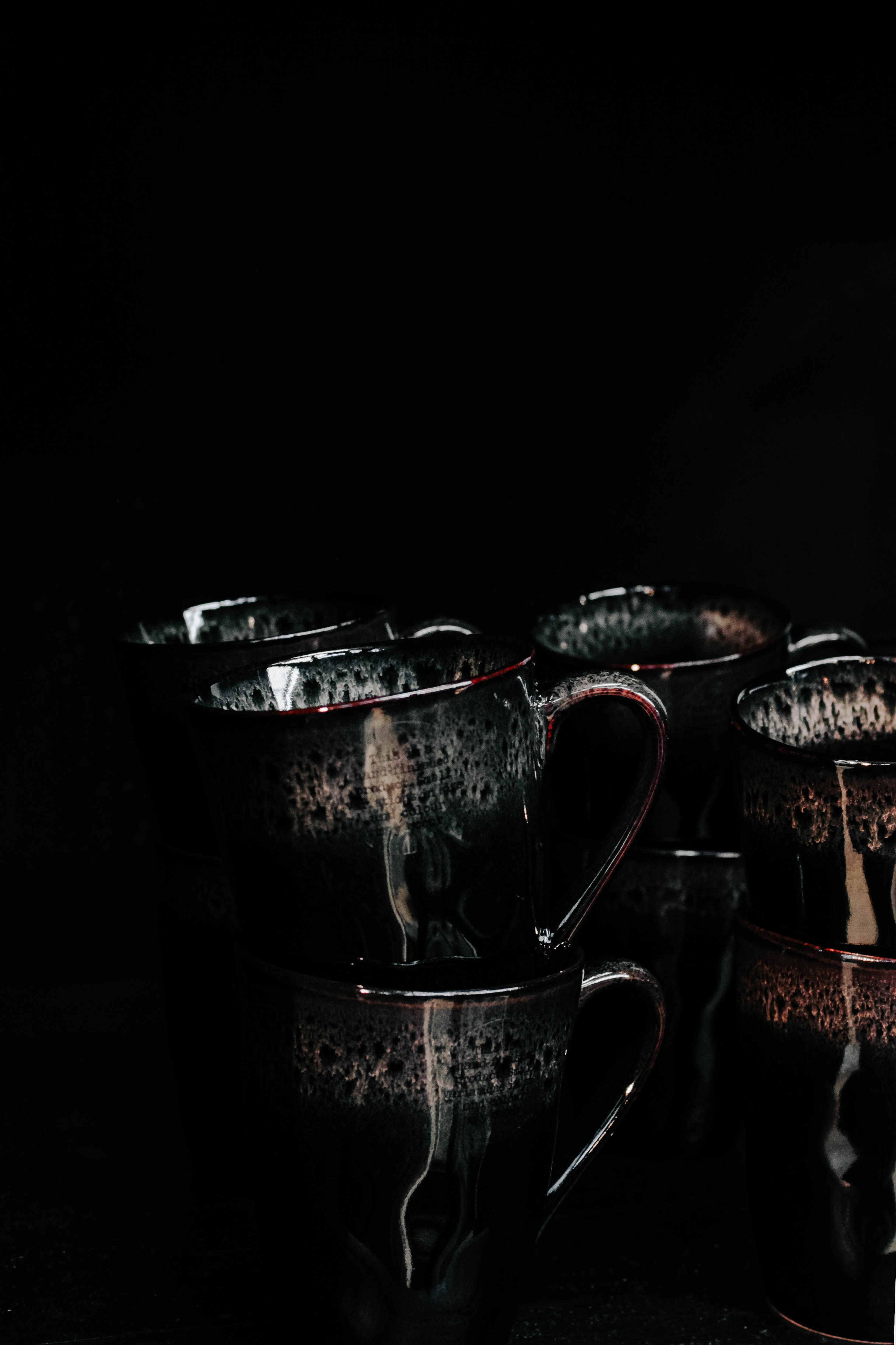 Cool HD Wallpaper darkness, dark, cups