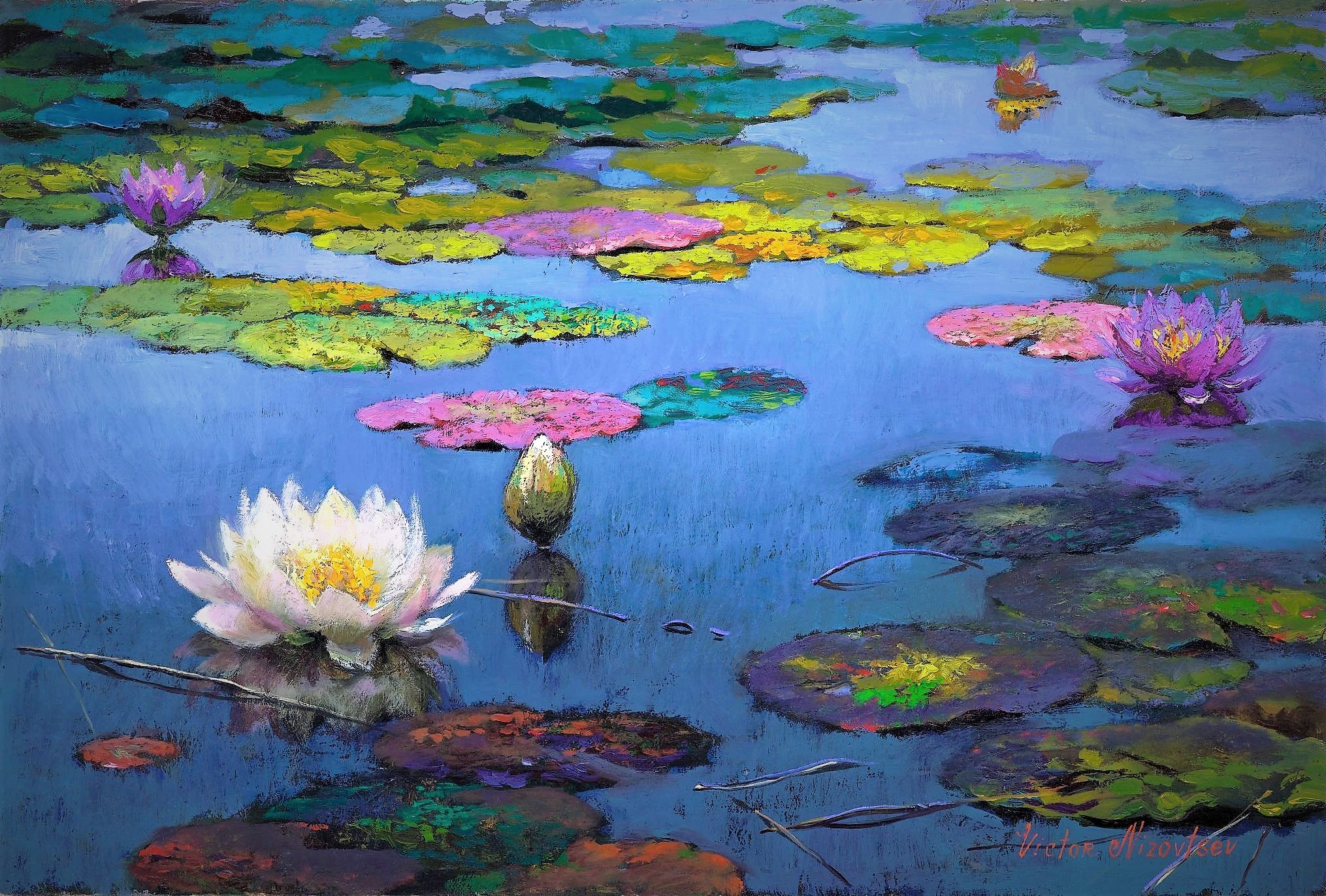 Water lilies картина кто нарисовал