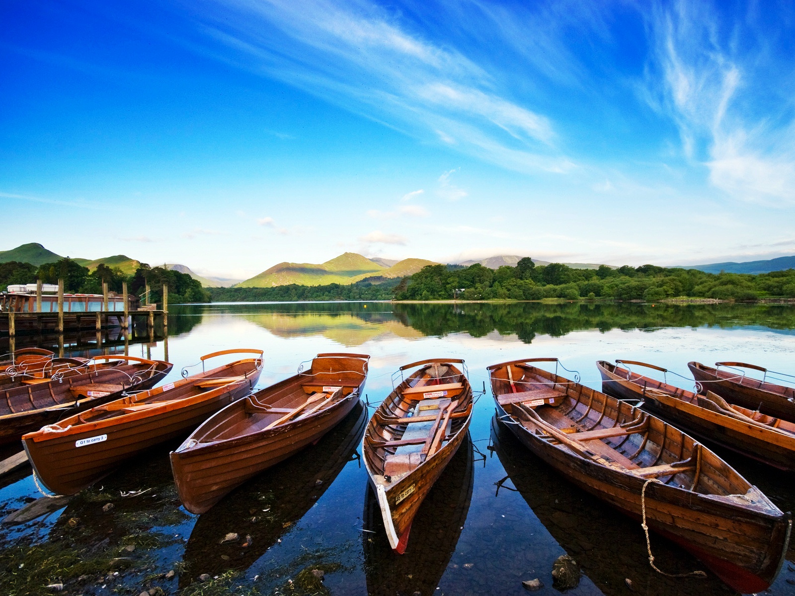 vehicles, boat, canoe, lake, reflection, sky, water iphone wallpaper