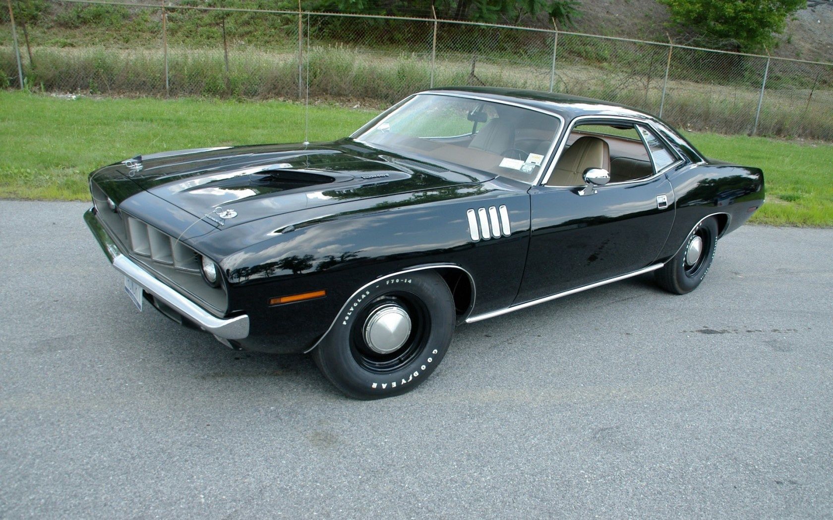 107776 Hintergrundbild herunterladen cars, schwarz, das schwarze, plymouth, 1971, cuda - Bildschirmschoner und Bilder kostenlos