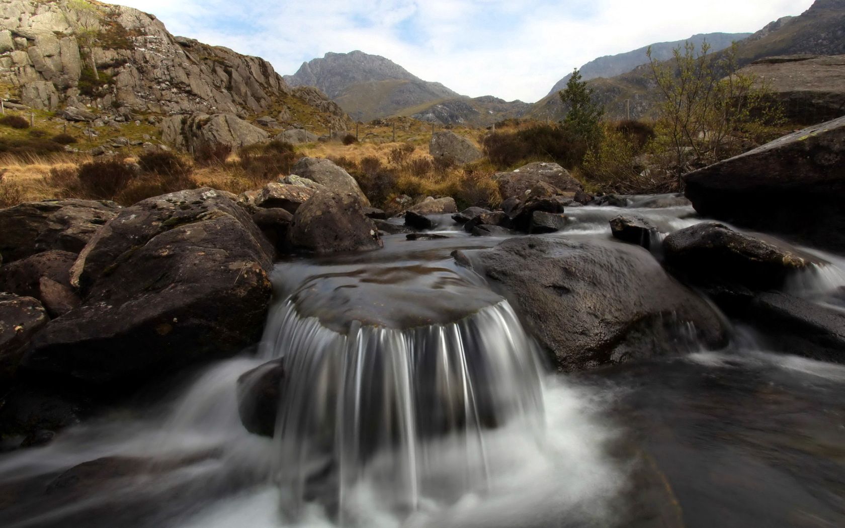 nature, water, stones, flow, stream, gurgling, murmur, mountain river