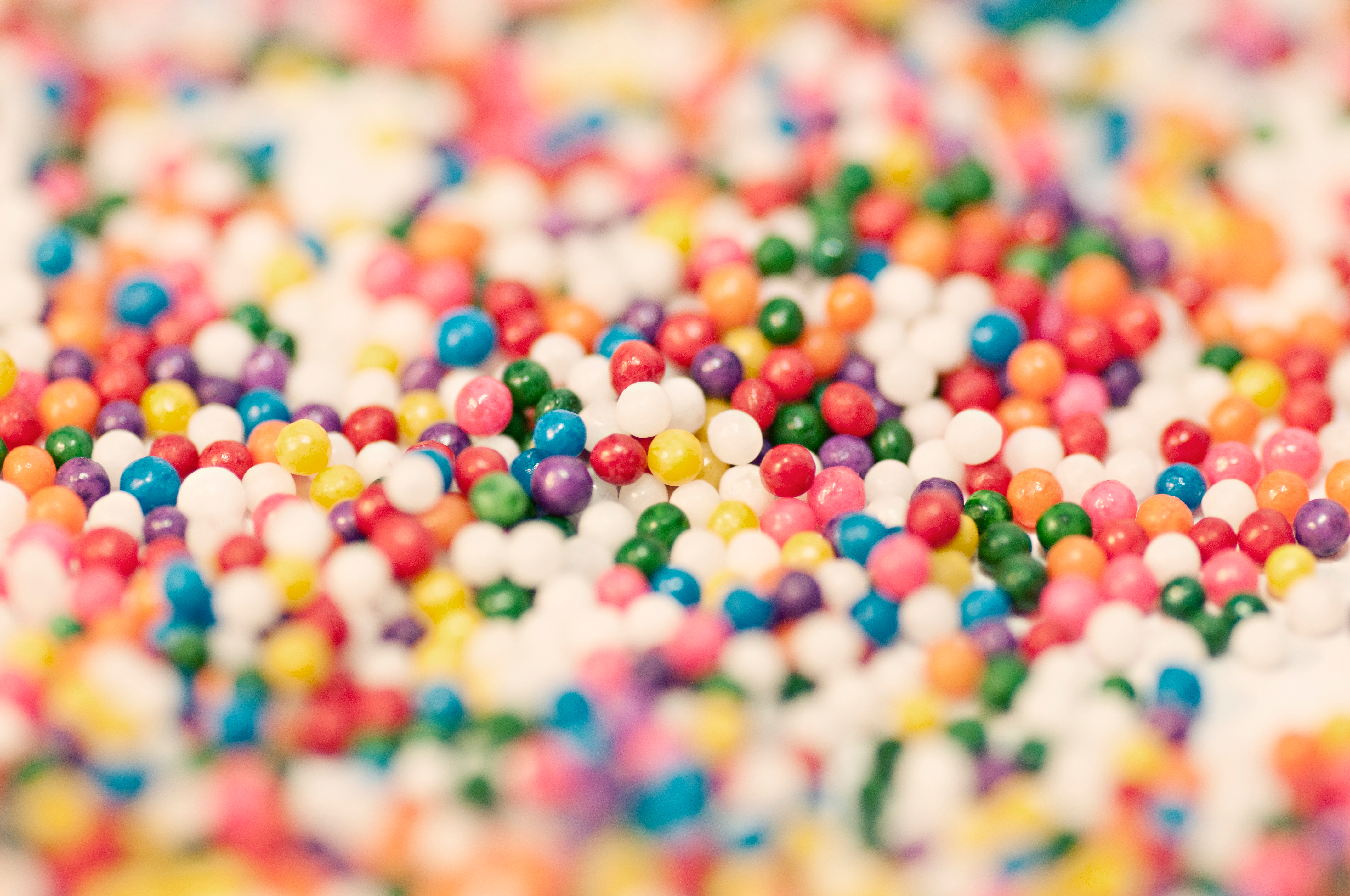 Phone Background Full HD multicolored, motley, food, candies