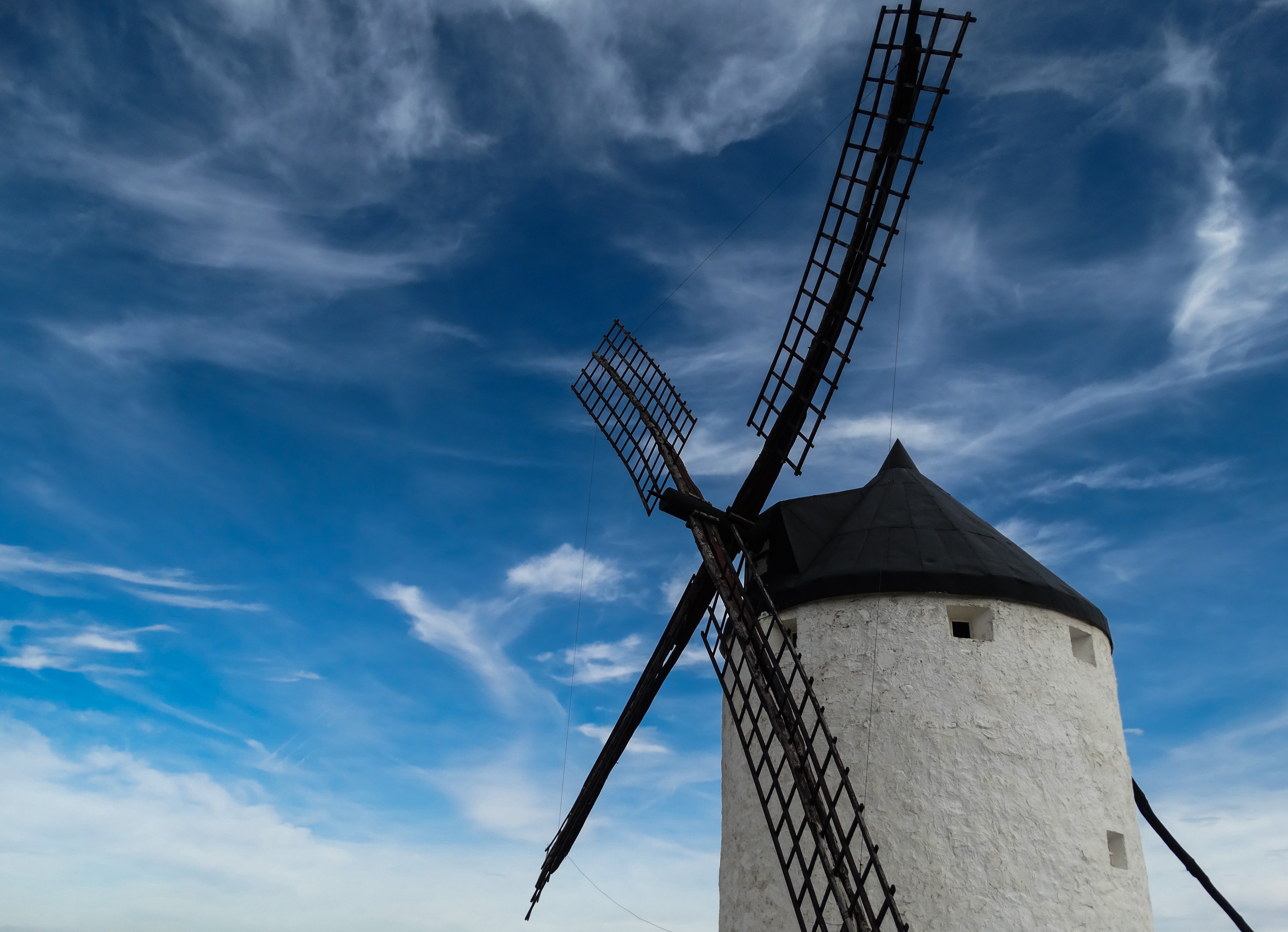 iPhone Wallpapers miscellanea, miscellaneous, sky, windmill Mill