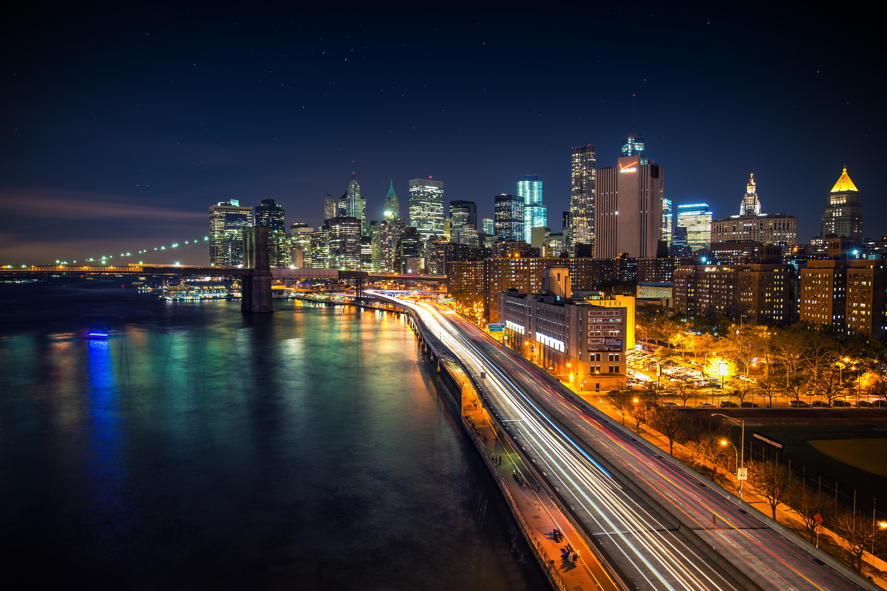 HD desktop wallpaper: Cities, New York, Manhattan, Brooklyn Bridge, Man  Made download free picture #1190959