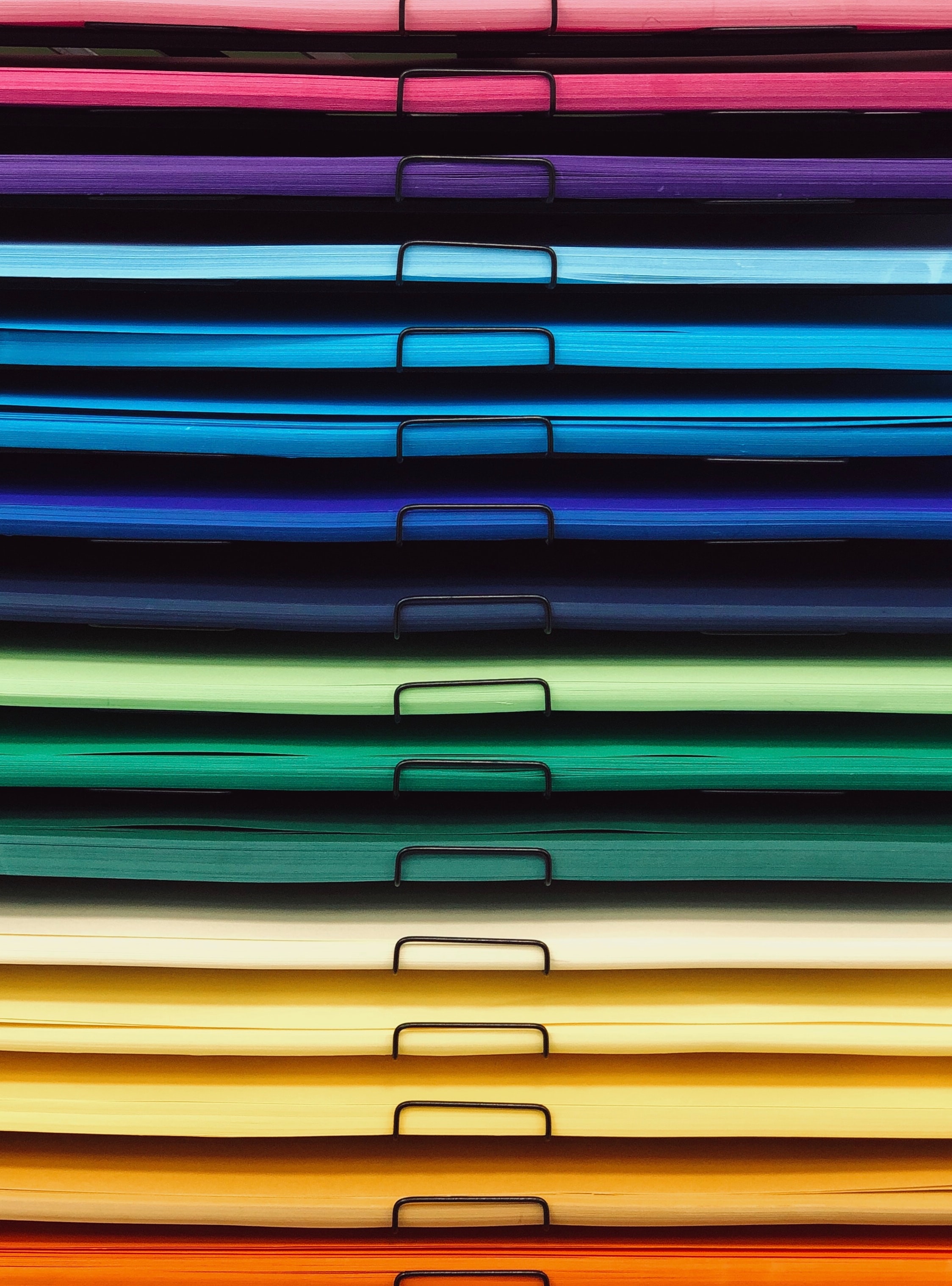 Paper miscellaneous, multicolored, motley, rainbow 8k Backgrounds