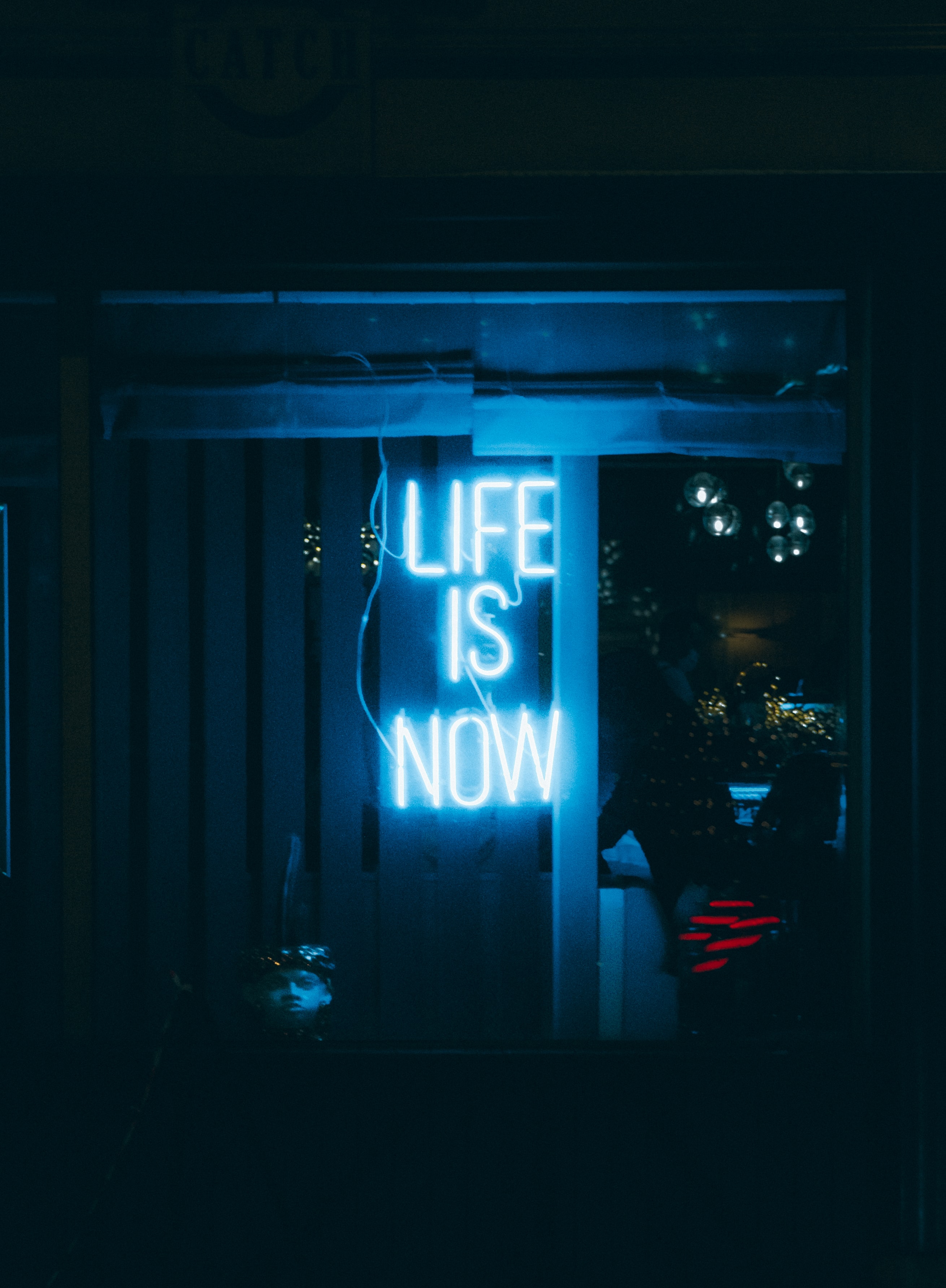 words, motivation, life, neon, text iphone wallpaper