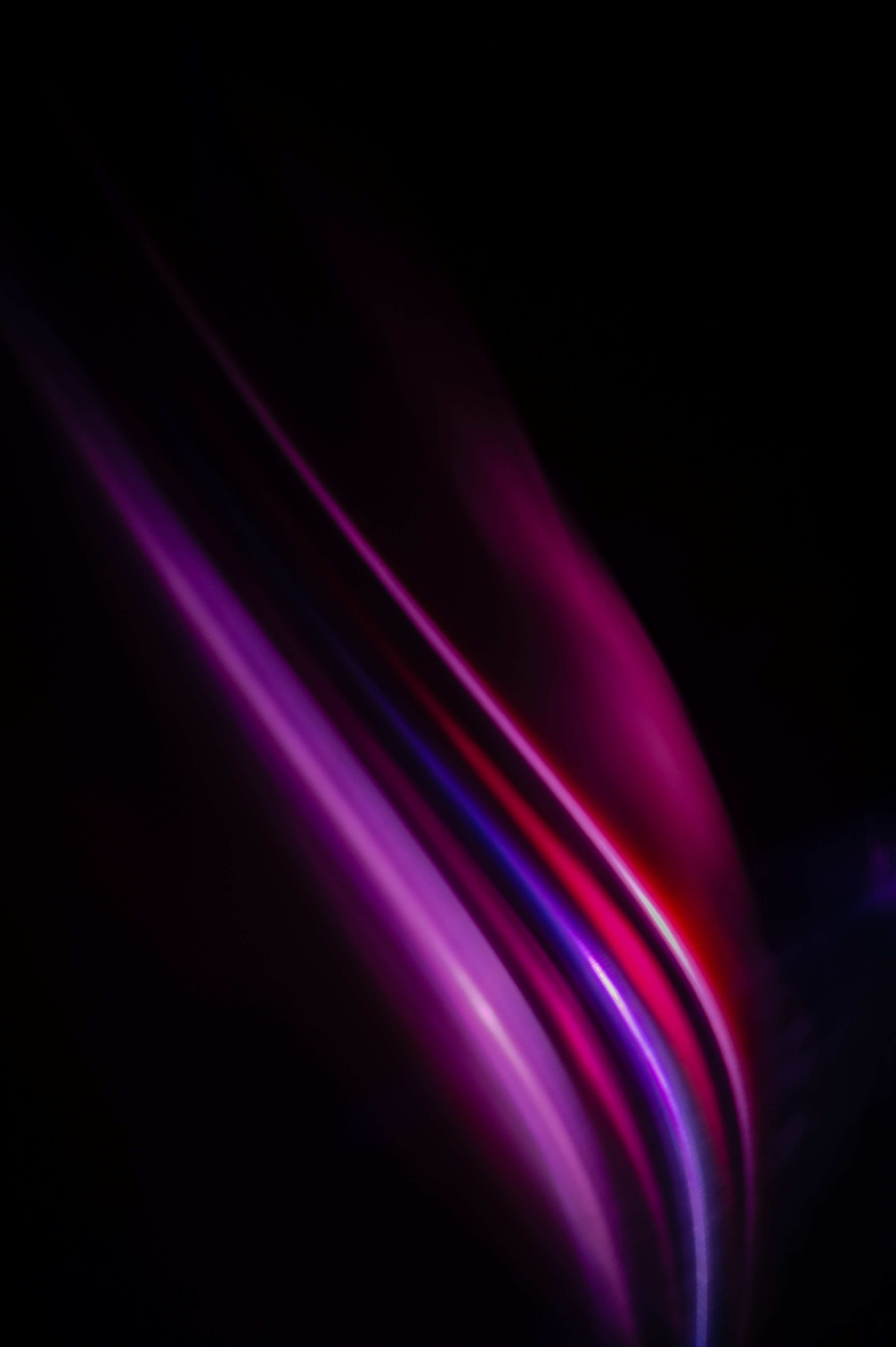 Mobile wallpaper pink, glare, bends, abstract, lines