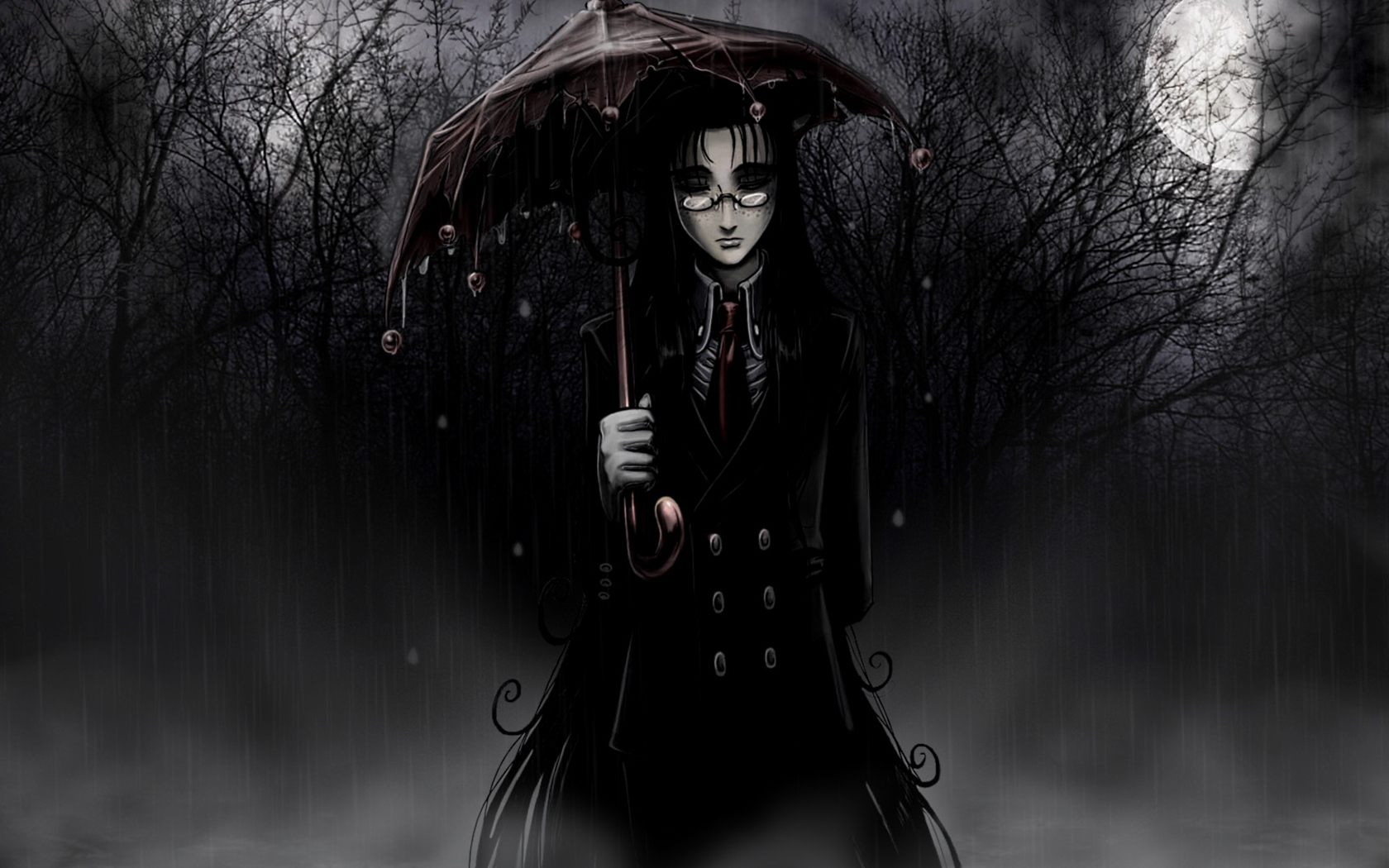 2600 download wallpaper gothic, anime, men, black screensavers and pictures for free