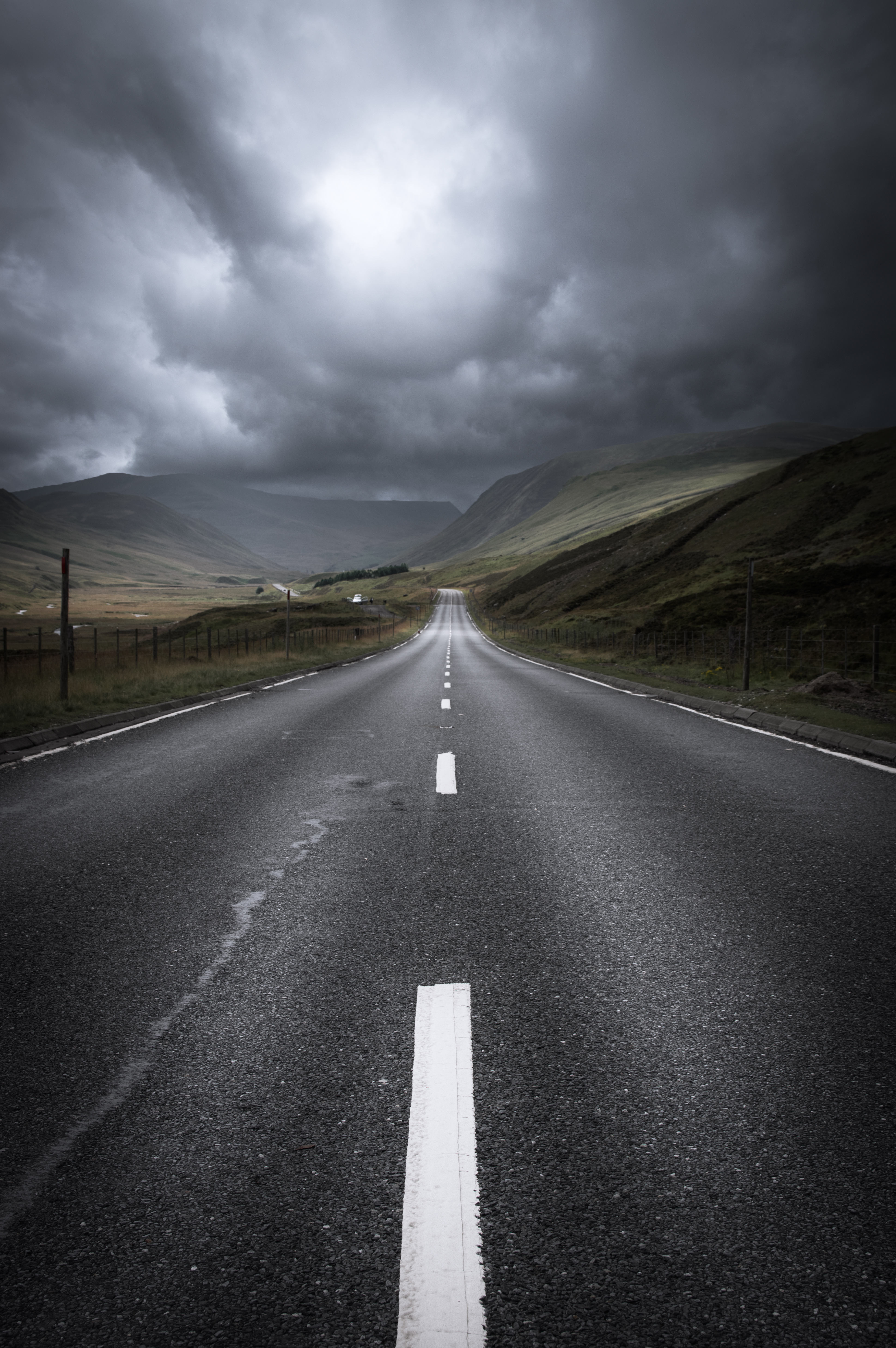 nature, road, markup, dahl, distance, gloomy, gloomily for android