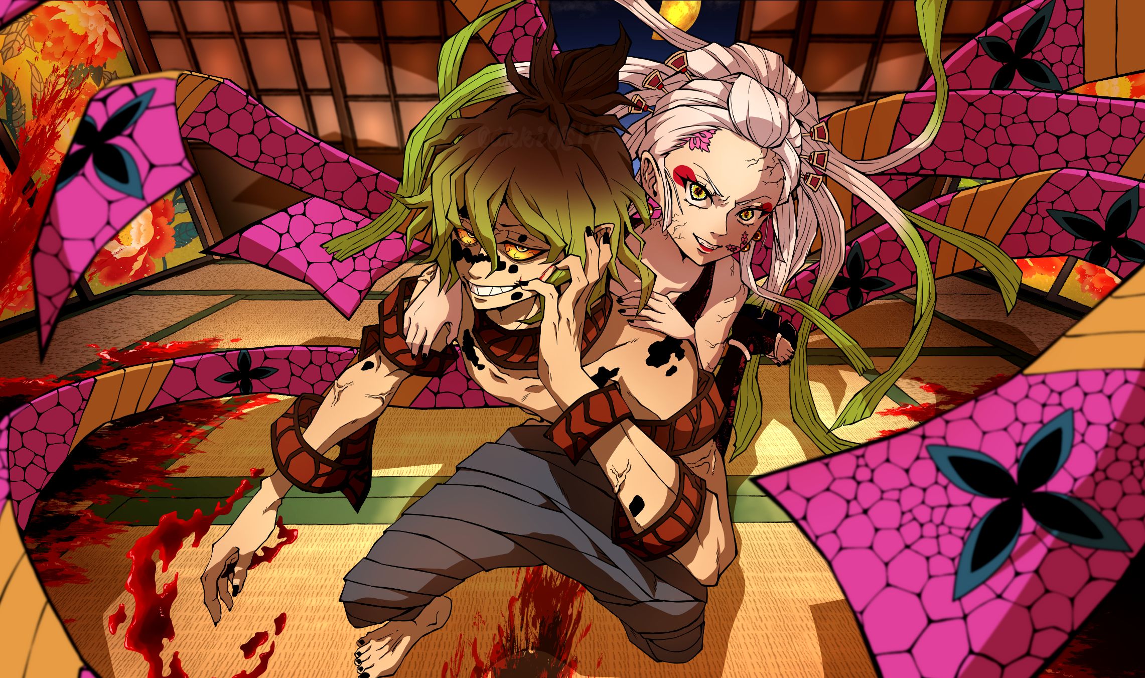 HD desktop wallpaper: Anime, Demon Slayer: Kimetsu No Yaiba, Daki (Demon  Slayer), Gyutaro (Demon Slayer) download free picture #1067721