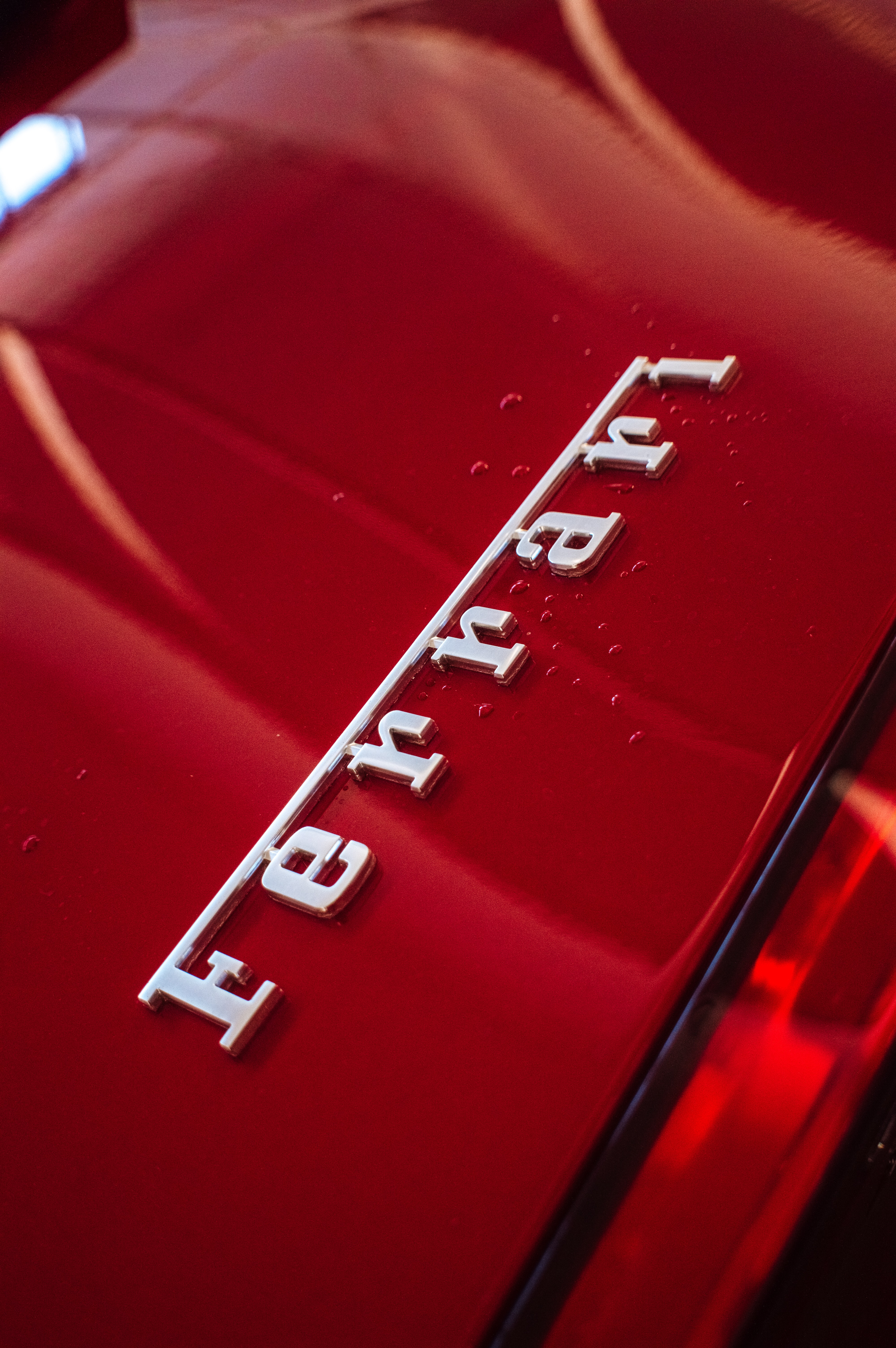 Ferrari red, words, machine, car 4k Wallpaper