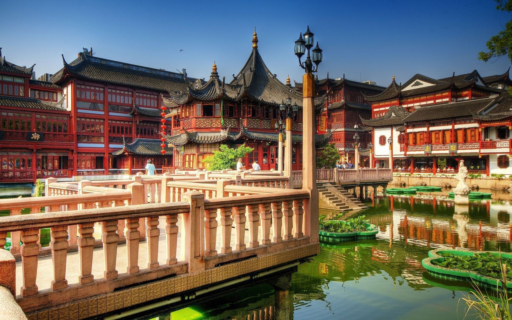 68559 Bild herunterladen städte, china, shanghai, teepalast - Hintergrundbilder und Bildschirmschoner kostenlos