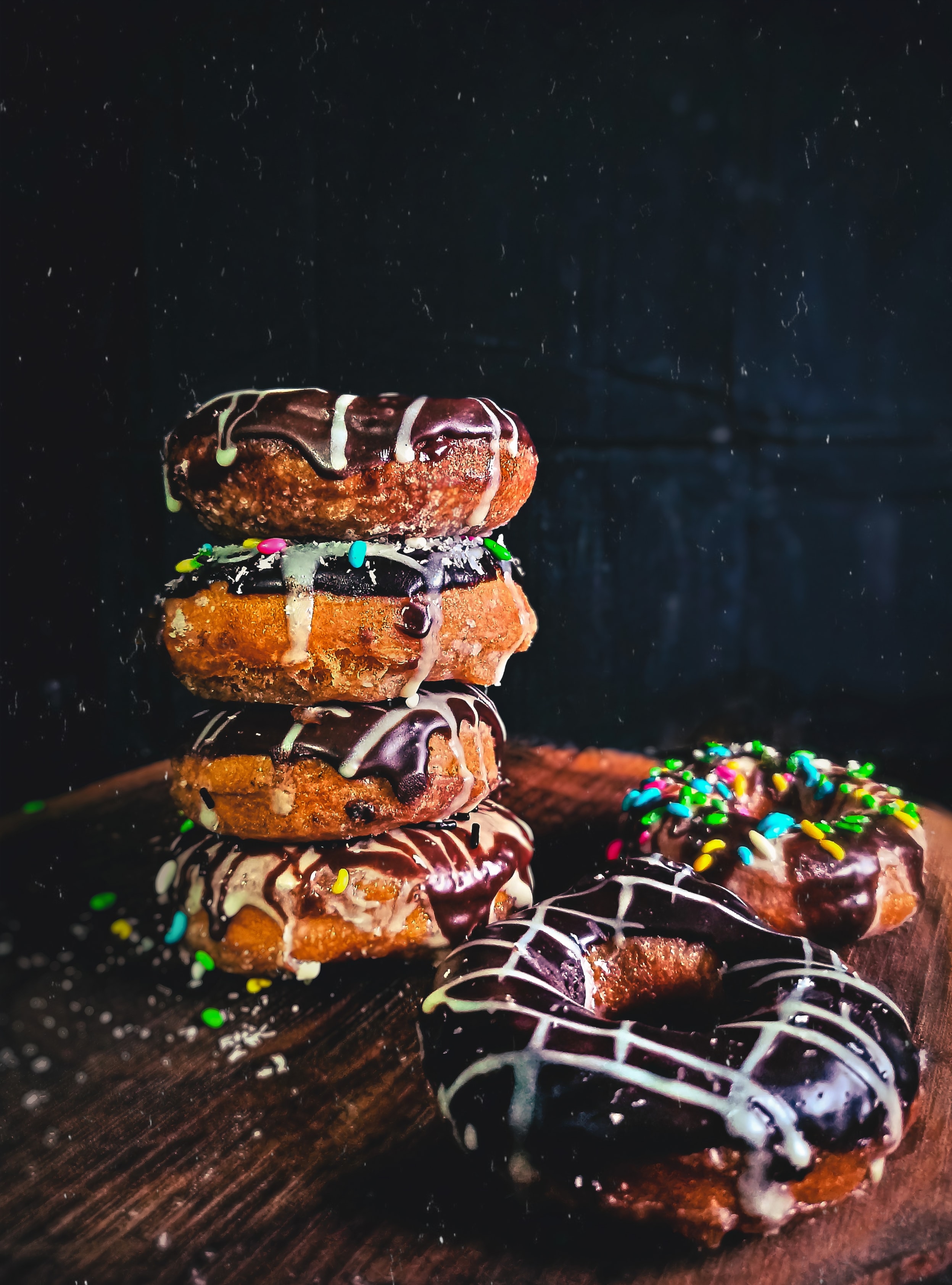 desert, food, sprinkling, donuts 4K iPhone