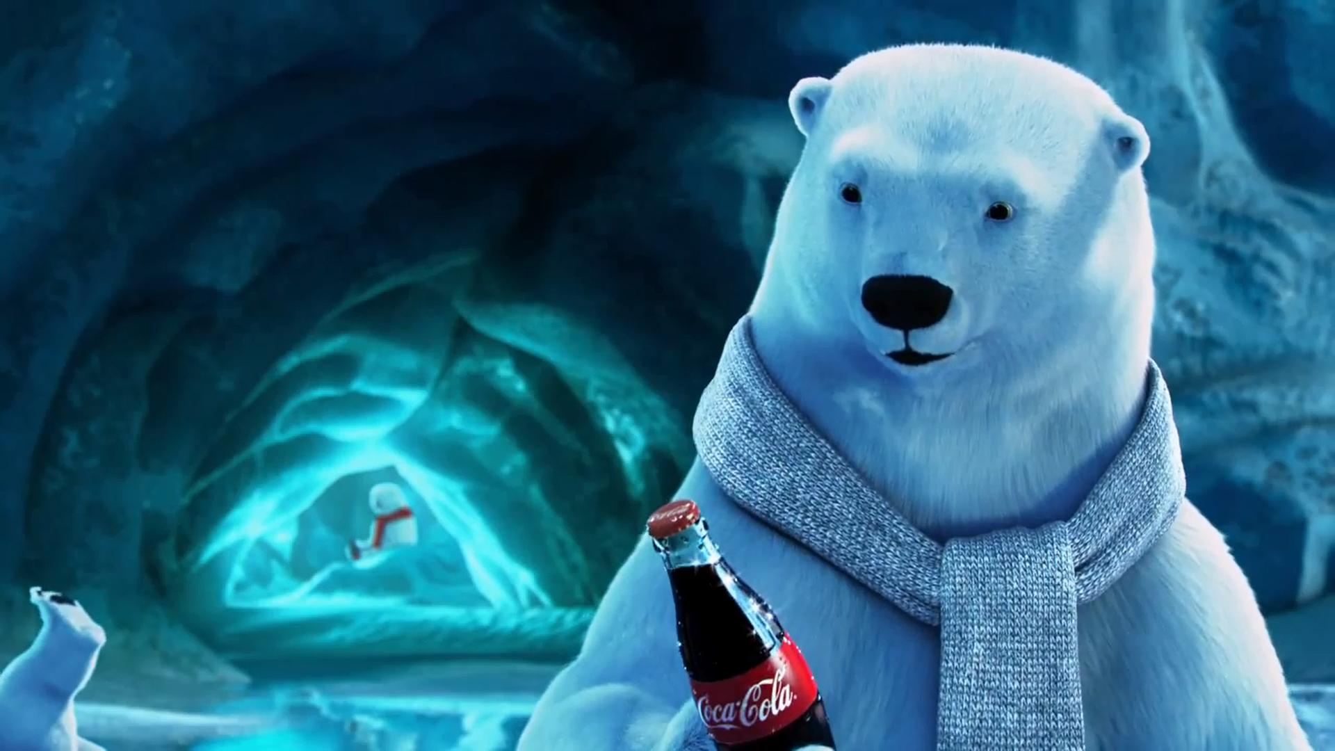 Медведь из рекламы Кока-кола