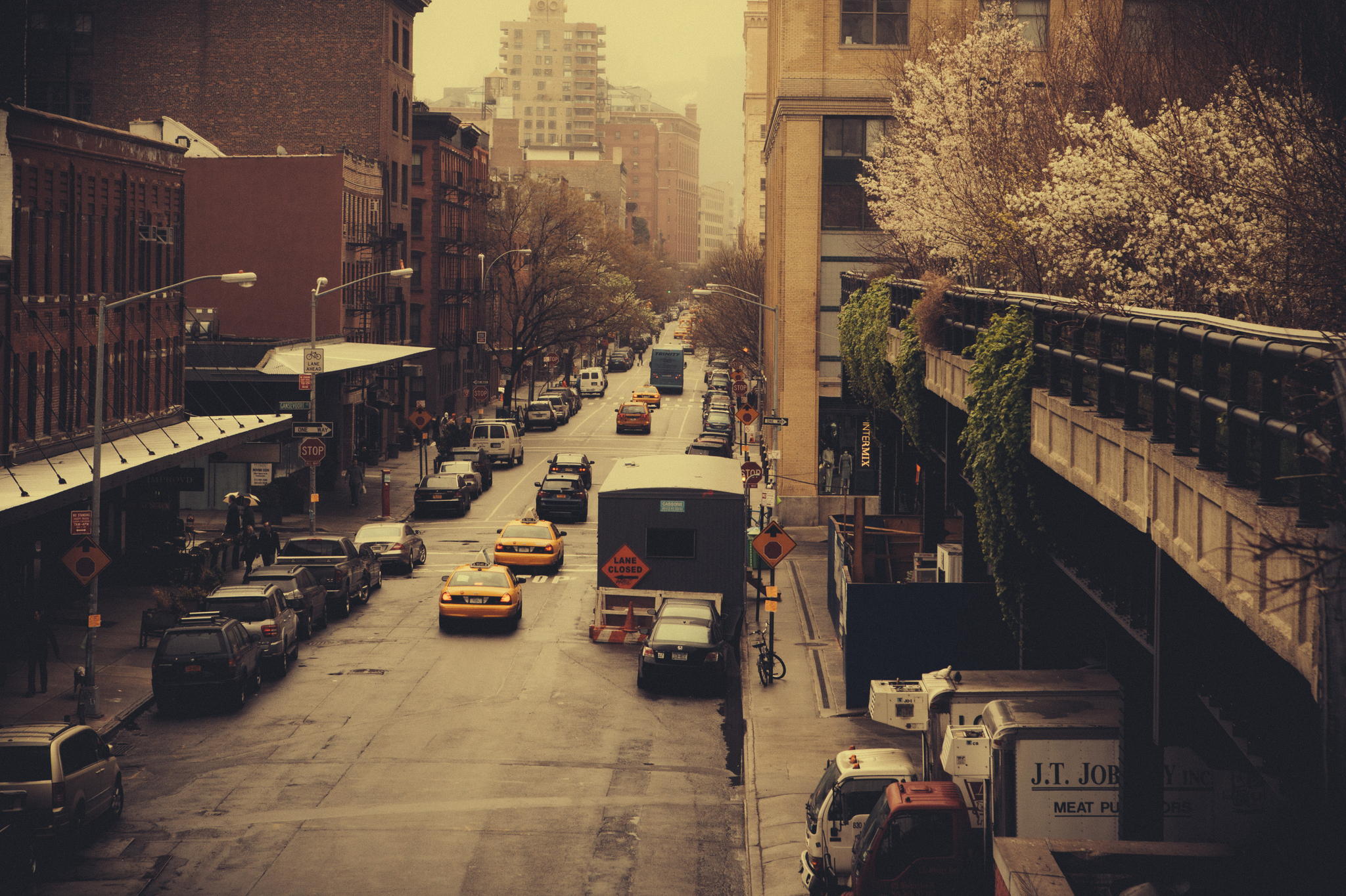 city, street, new york city, cities HD Phone wallpaper