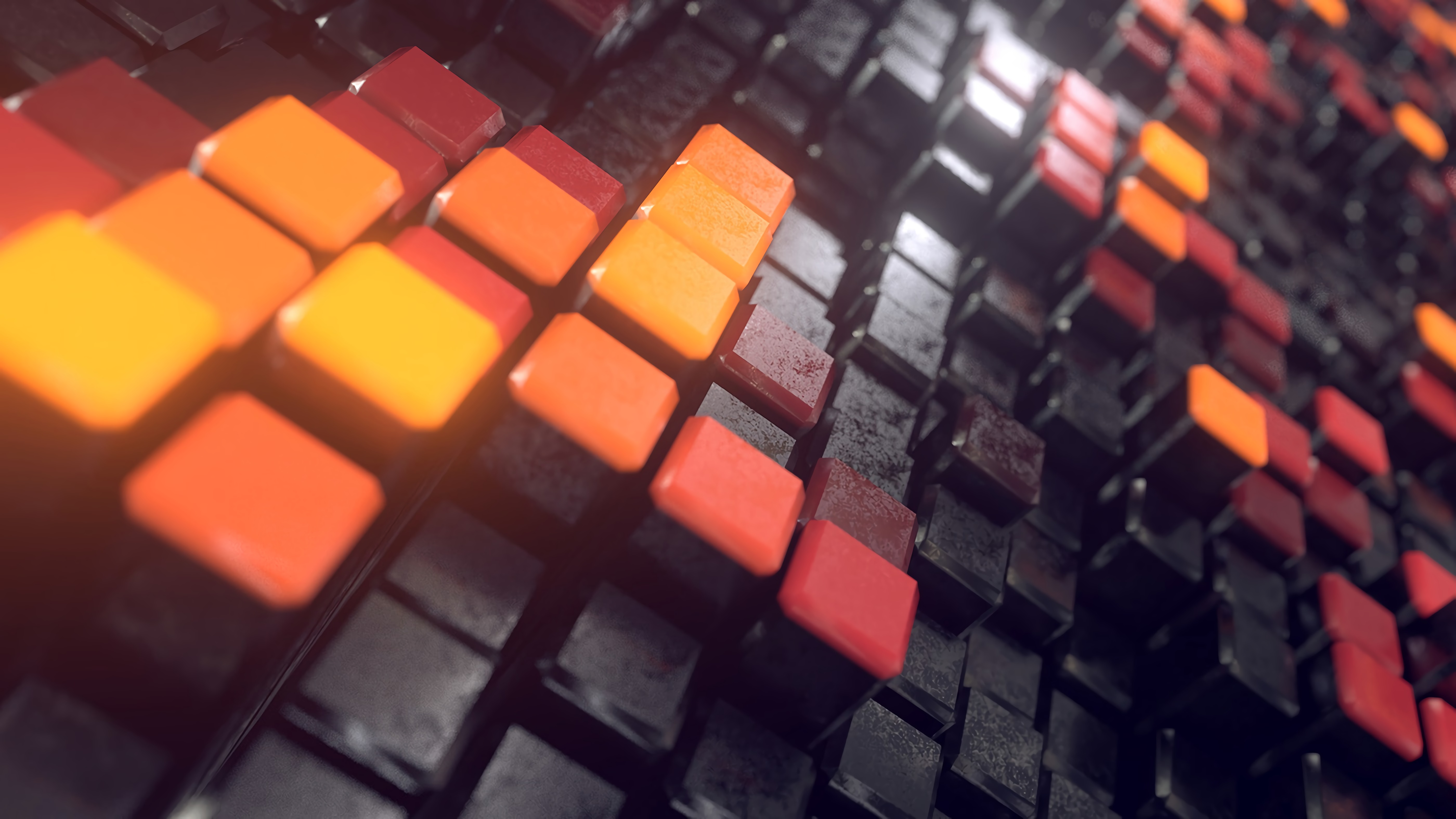 76145 download wallpaper 3d, shapes, shape, keys, squares, equipment, apparatus screensavers and pictures for free