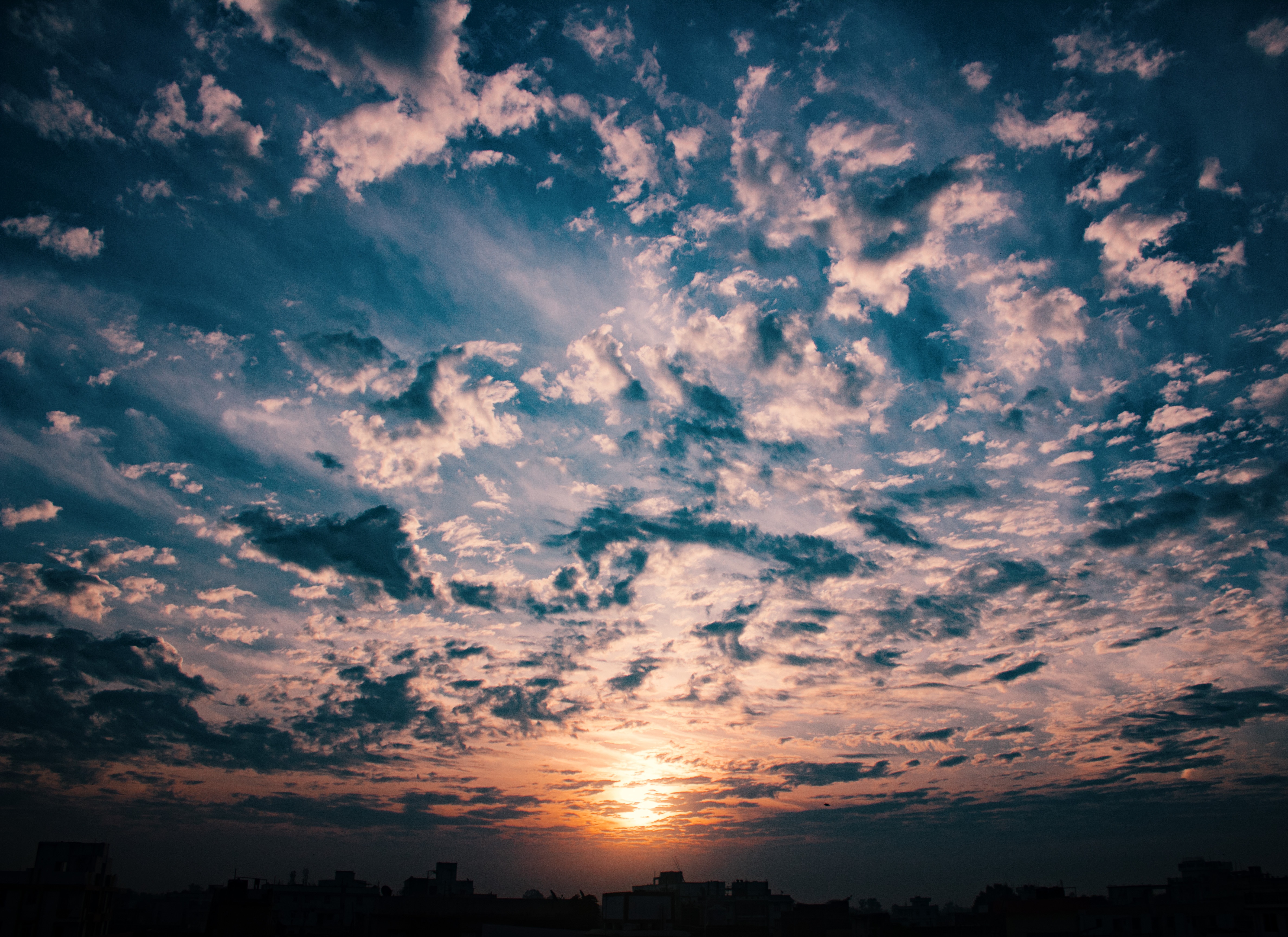 sunset, nature, sky, clouds images