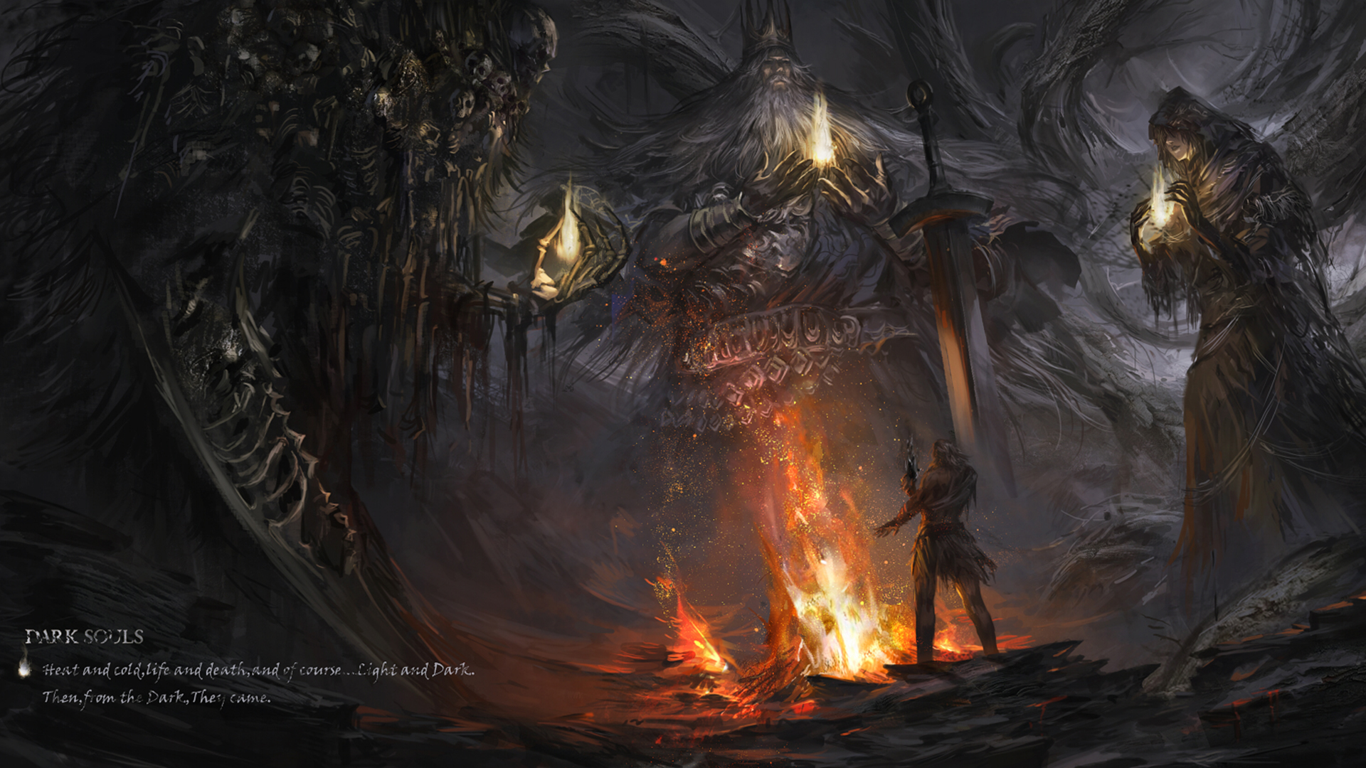 Дарк соулс подземелье. Dark Souls Art Гвин. Гвин Повелитель пепла арт. Ведьма Изалита Dark Souls арт. Гвин нито ведьма.