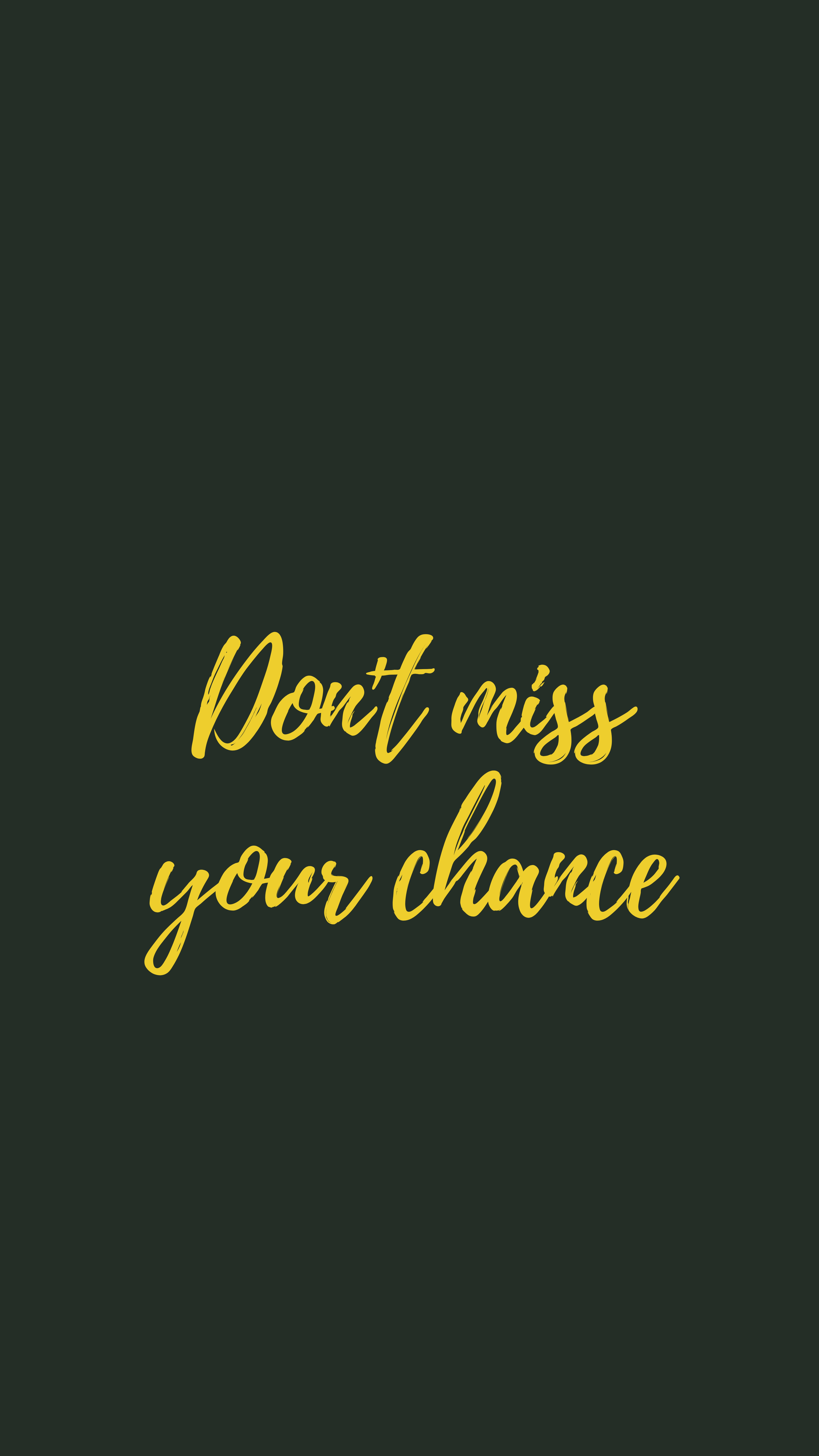 Download Phone wallpaper chance, phrase, words, inscription