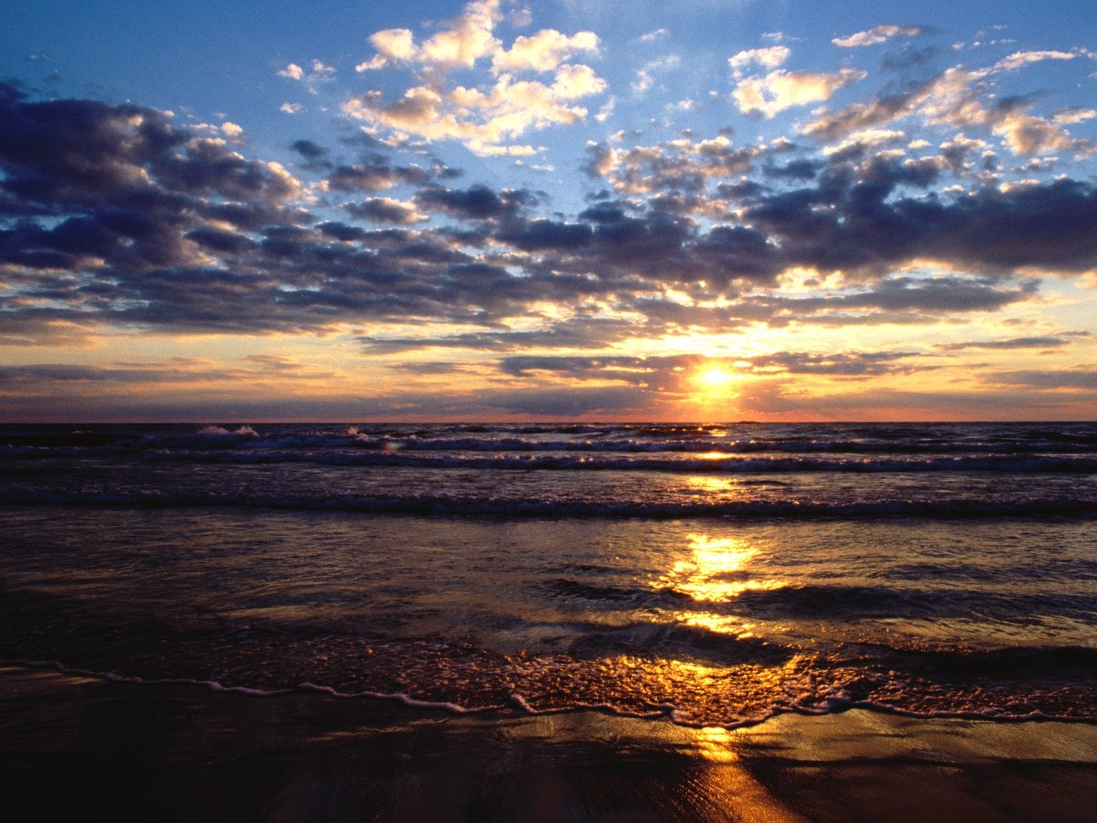 750 Hintergrundbild herunterladen wasser, sea, landschaft, sky, sun, sunset - Bildschirmschoner und Bilder kostenlos