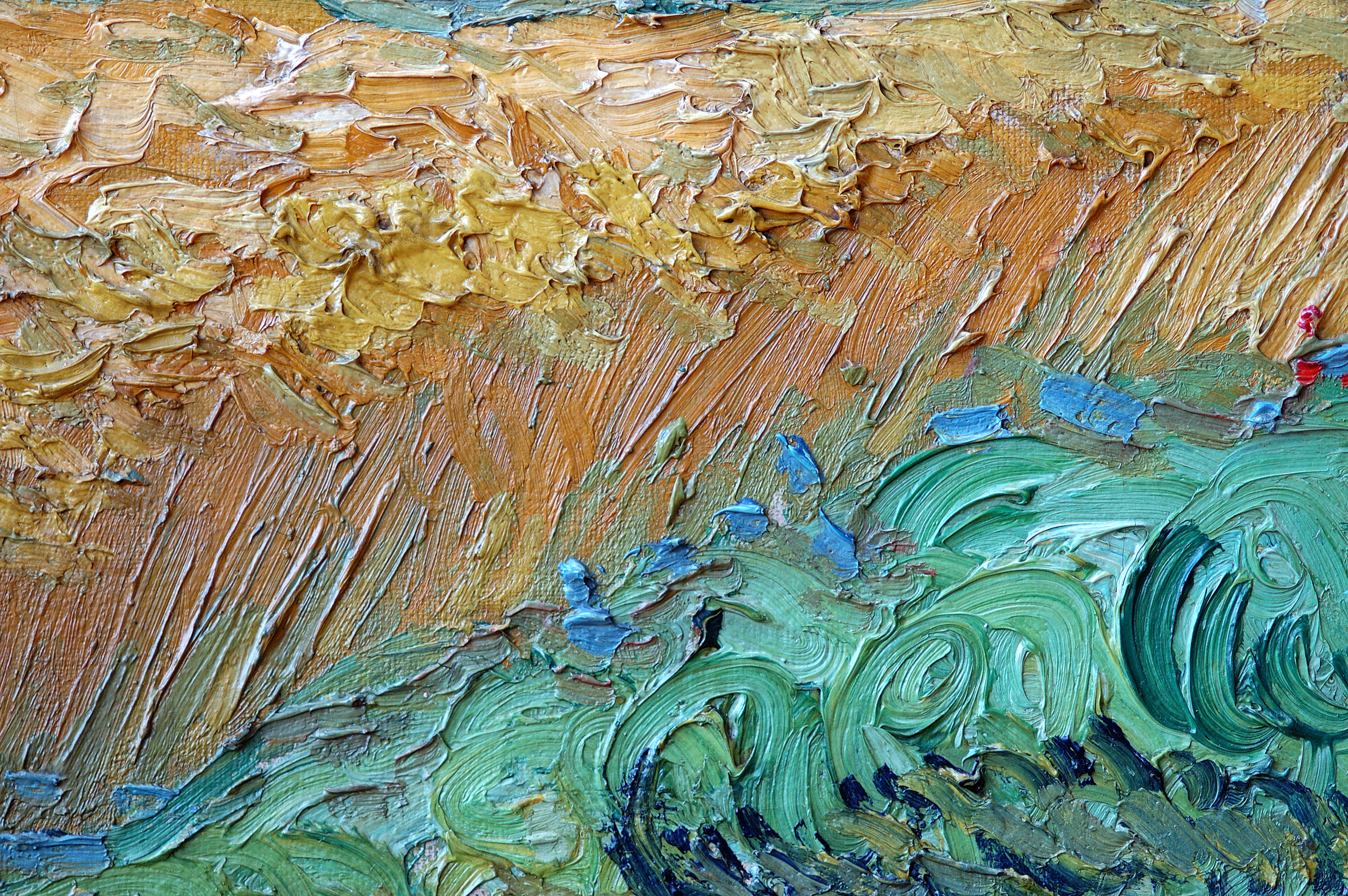 57428 Bildschirmschoner und Hintergrundbilder Vincent Van Gogh auf Ihrem Telefon. Laden Sie farbe, leinwand, butter, weizenfeld mit zypressen Bilder kostenlos herunter