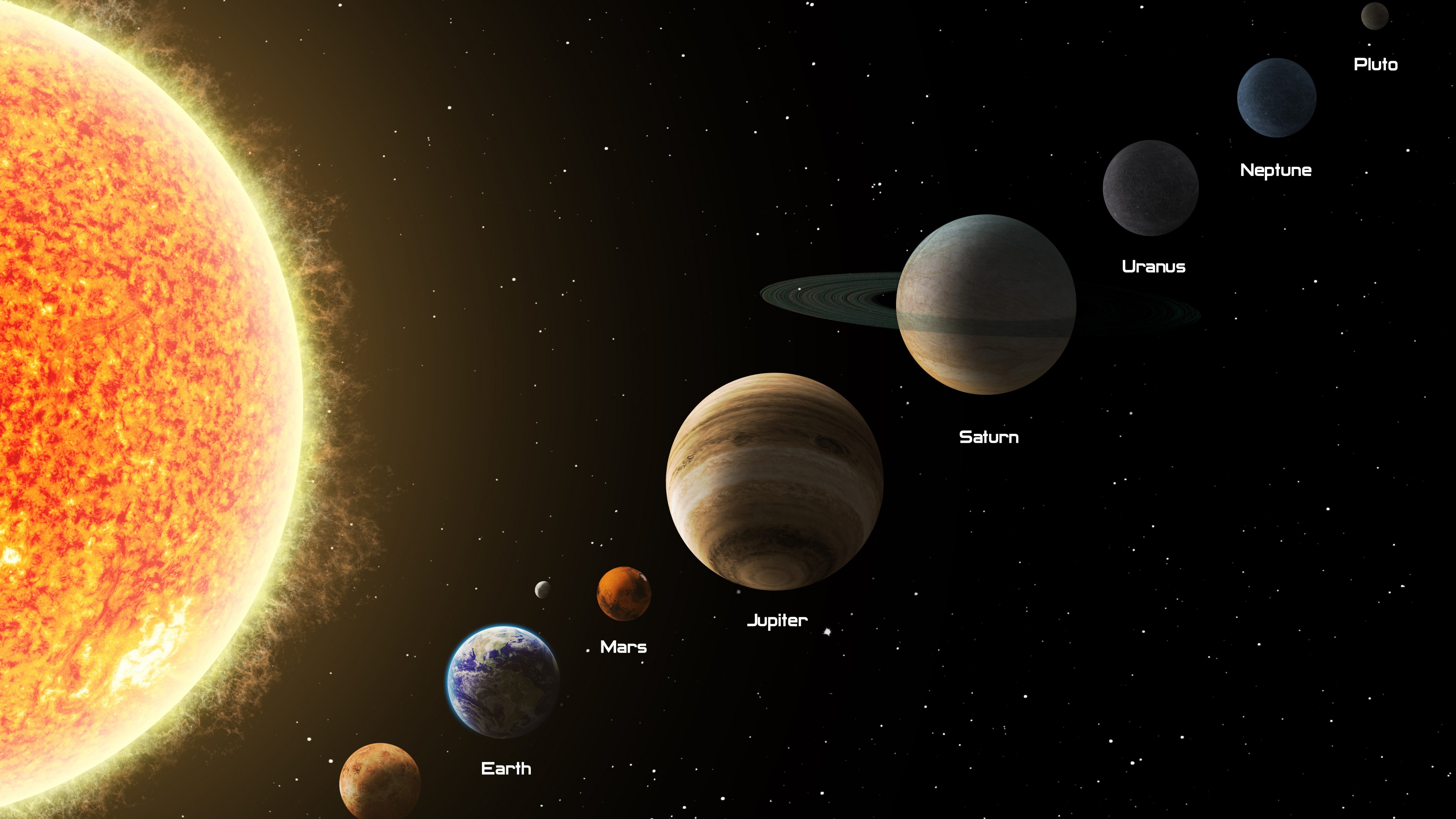 solar system, planet, cgi, sci fi, space