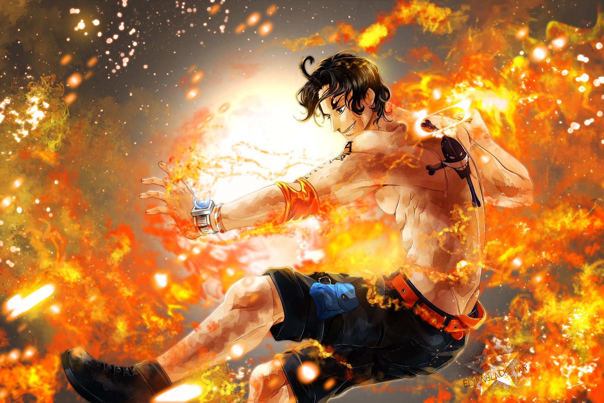 HD desktop wallpaper: Anime, Portgas D Ace, One Piece download free picture  #438806