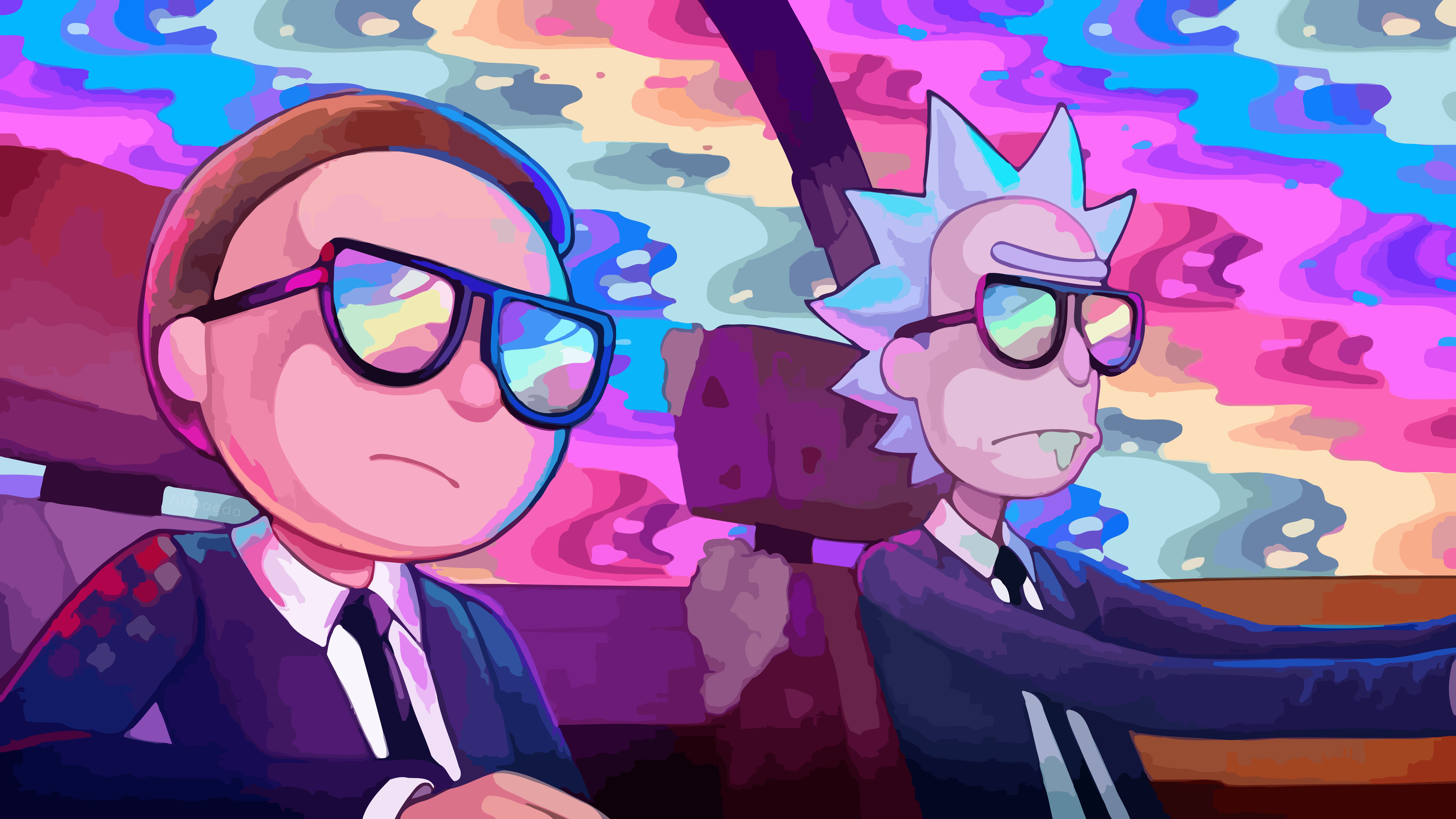Phone Background morty smith, run the jewels, tv show, rick sanchez