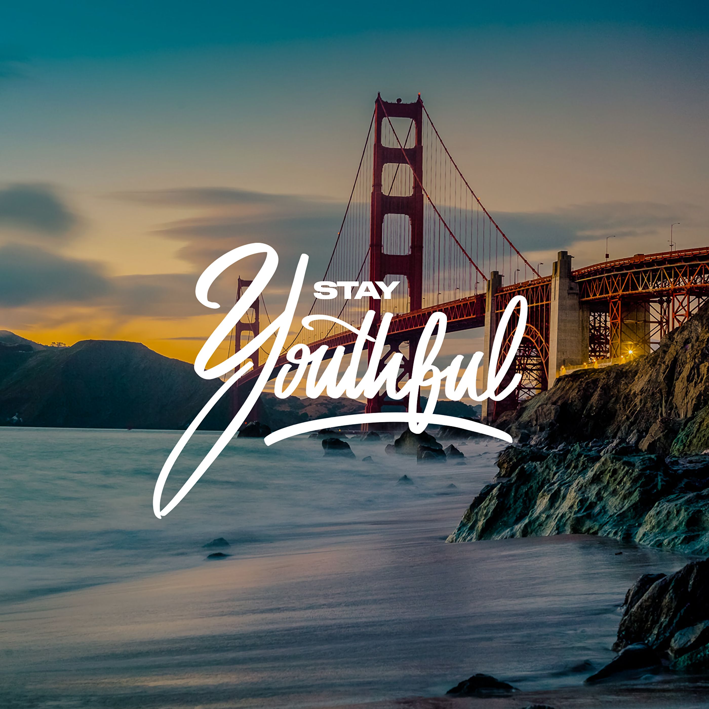 iPhone Wallpapers nature, youth, words, bridge San Francisco