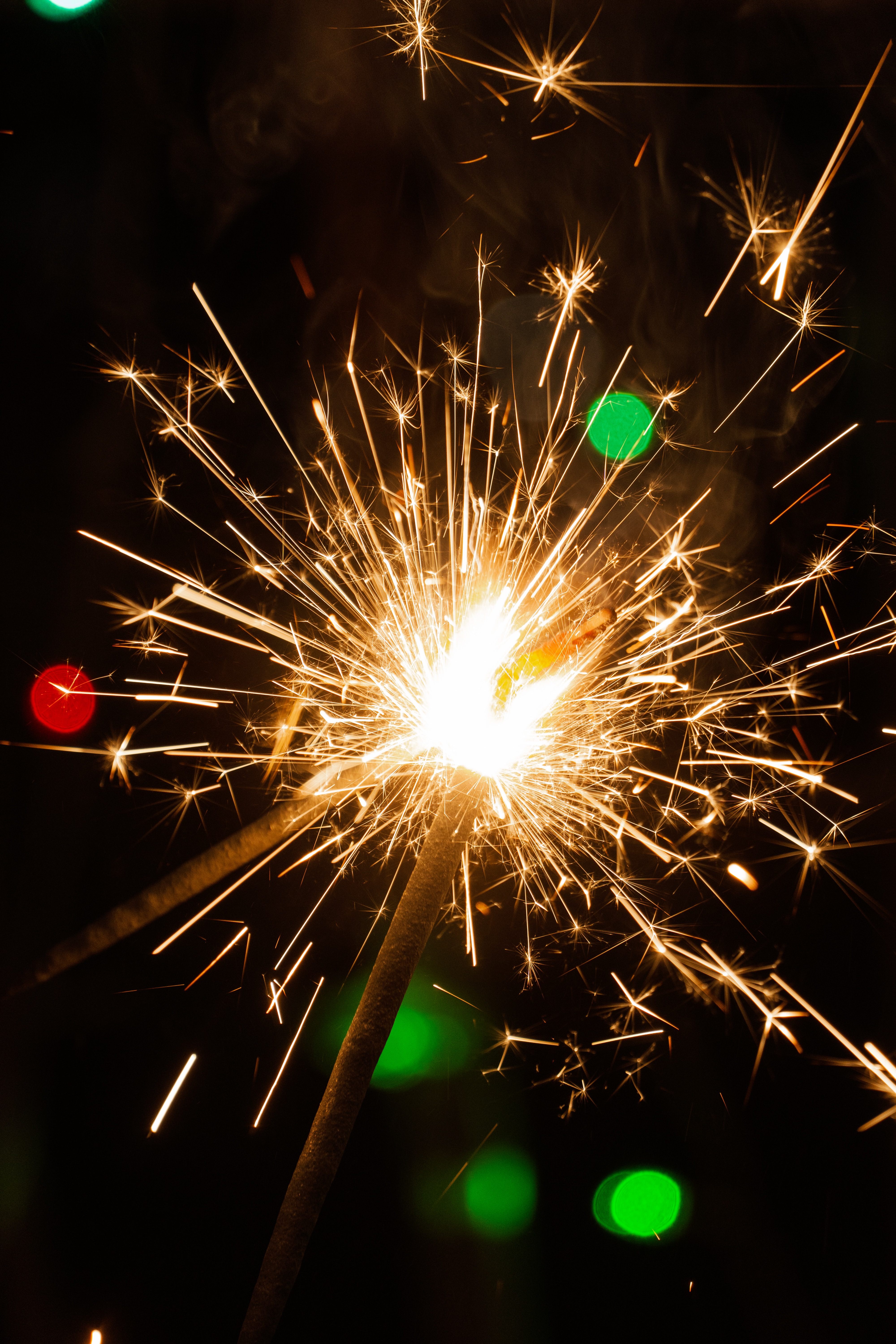 holidays, glare, sparks, holiday, bengal lights, sparklers 1080p