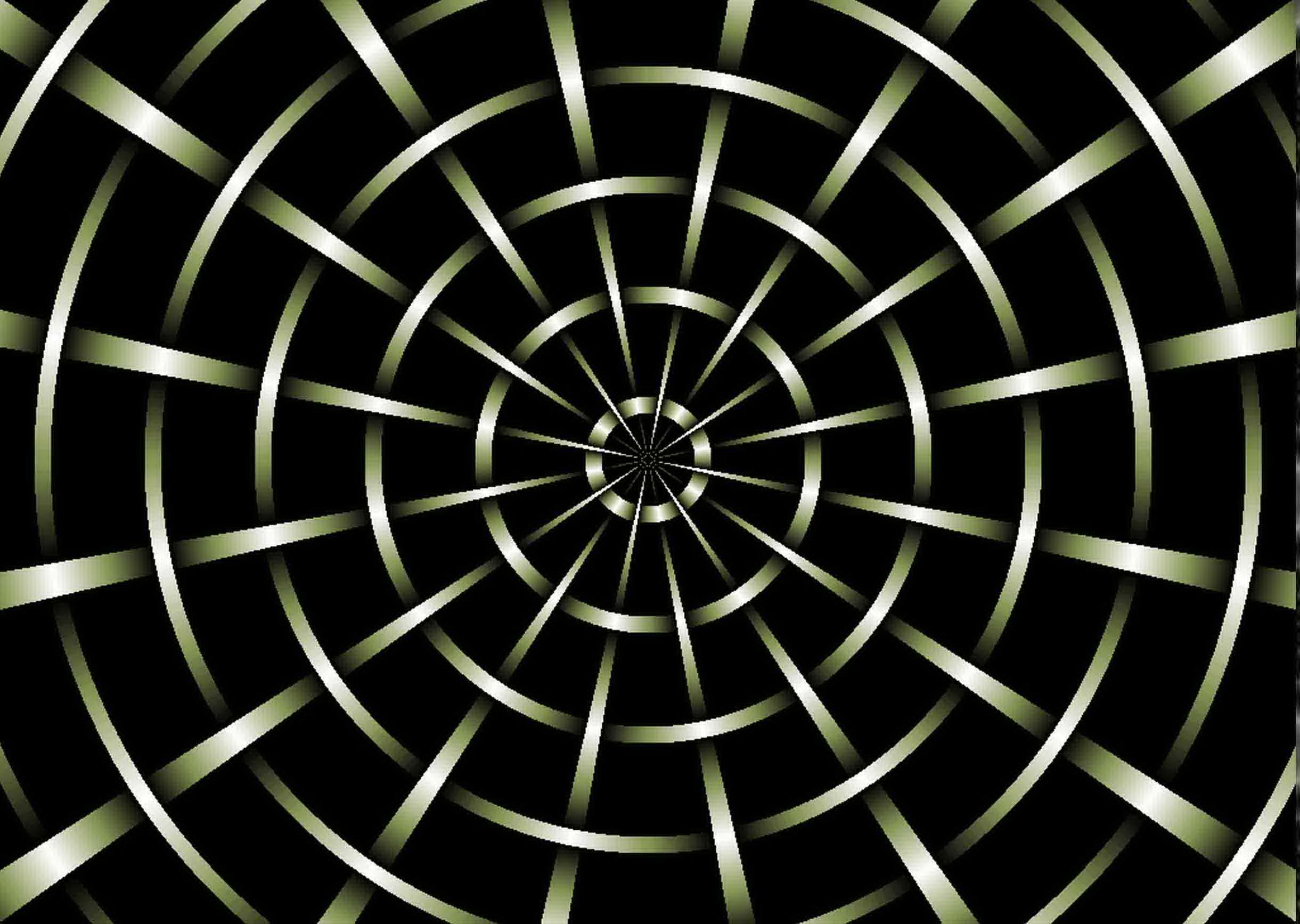 abstract, infinity, grid, black background, pit