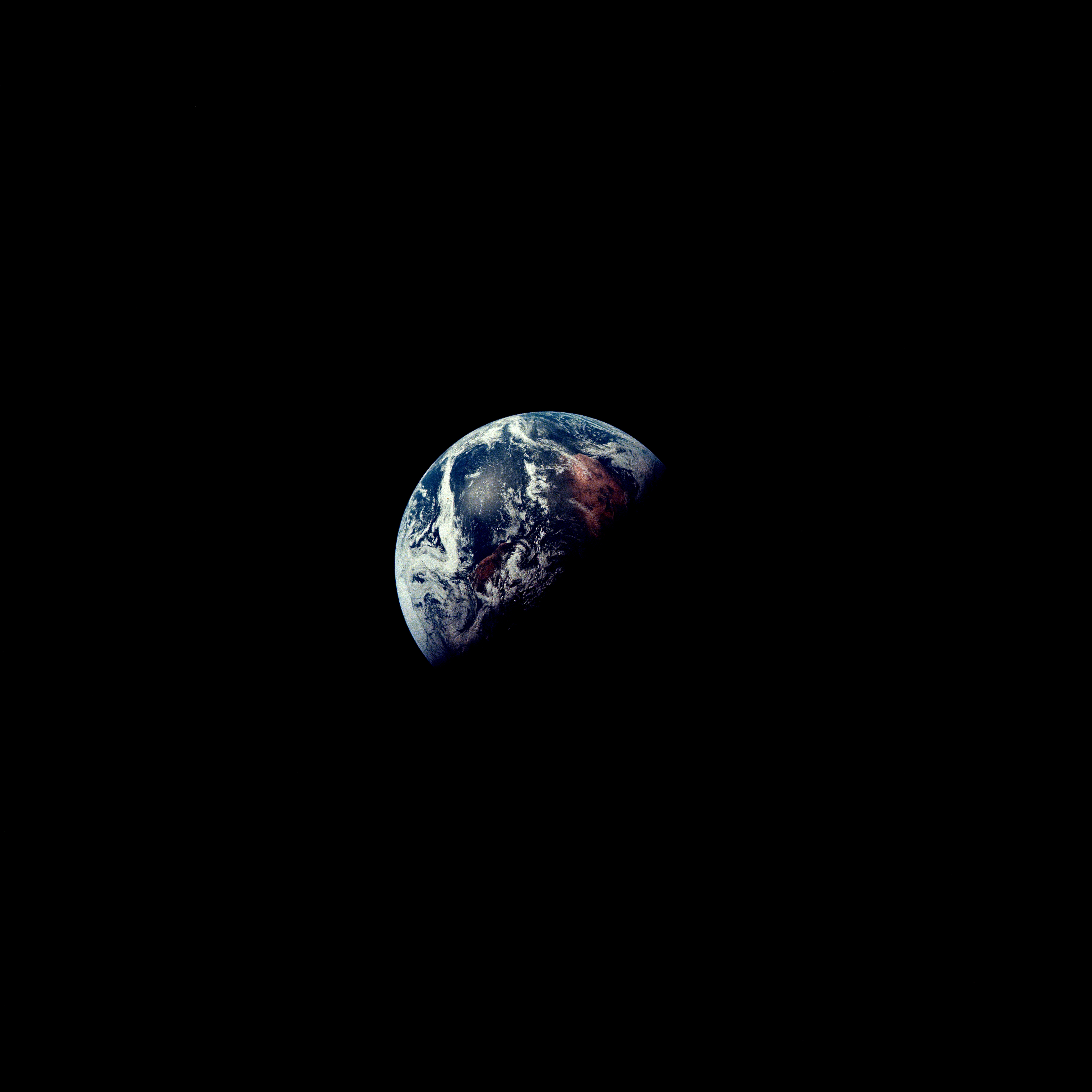 universe, earth, planet, dark, land, shadow 5K