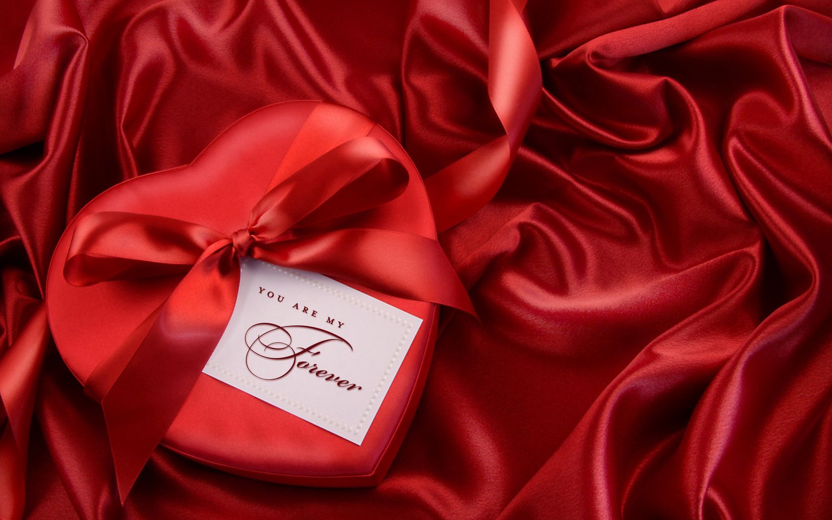 love, gift, red, bow Full HD