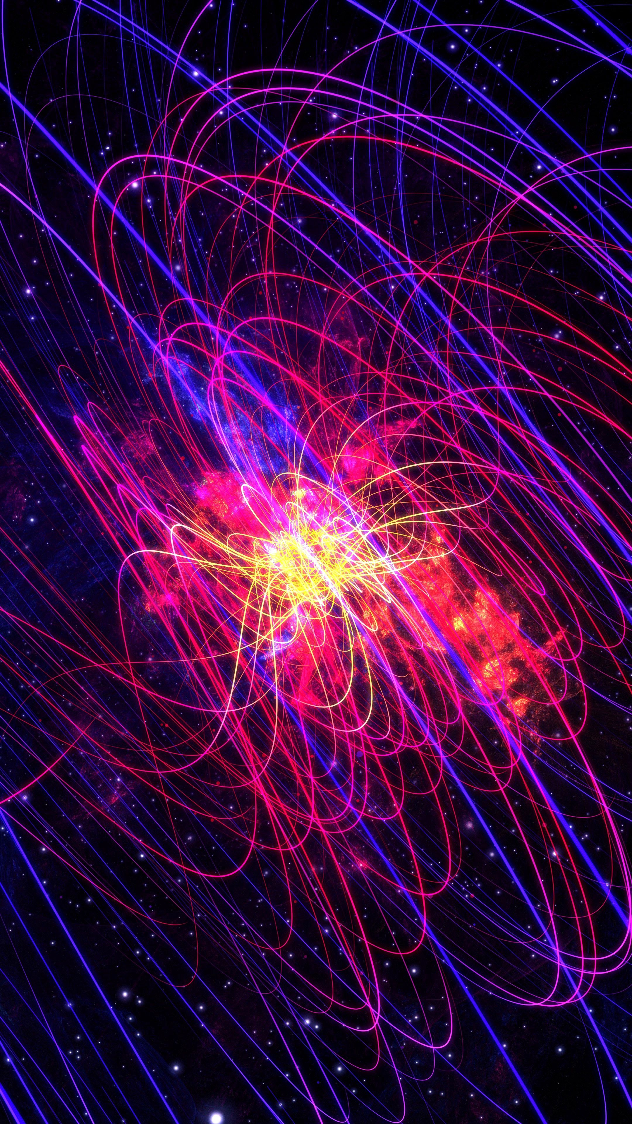 universe, lines, abstract, divorces, glow, effect, particle