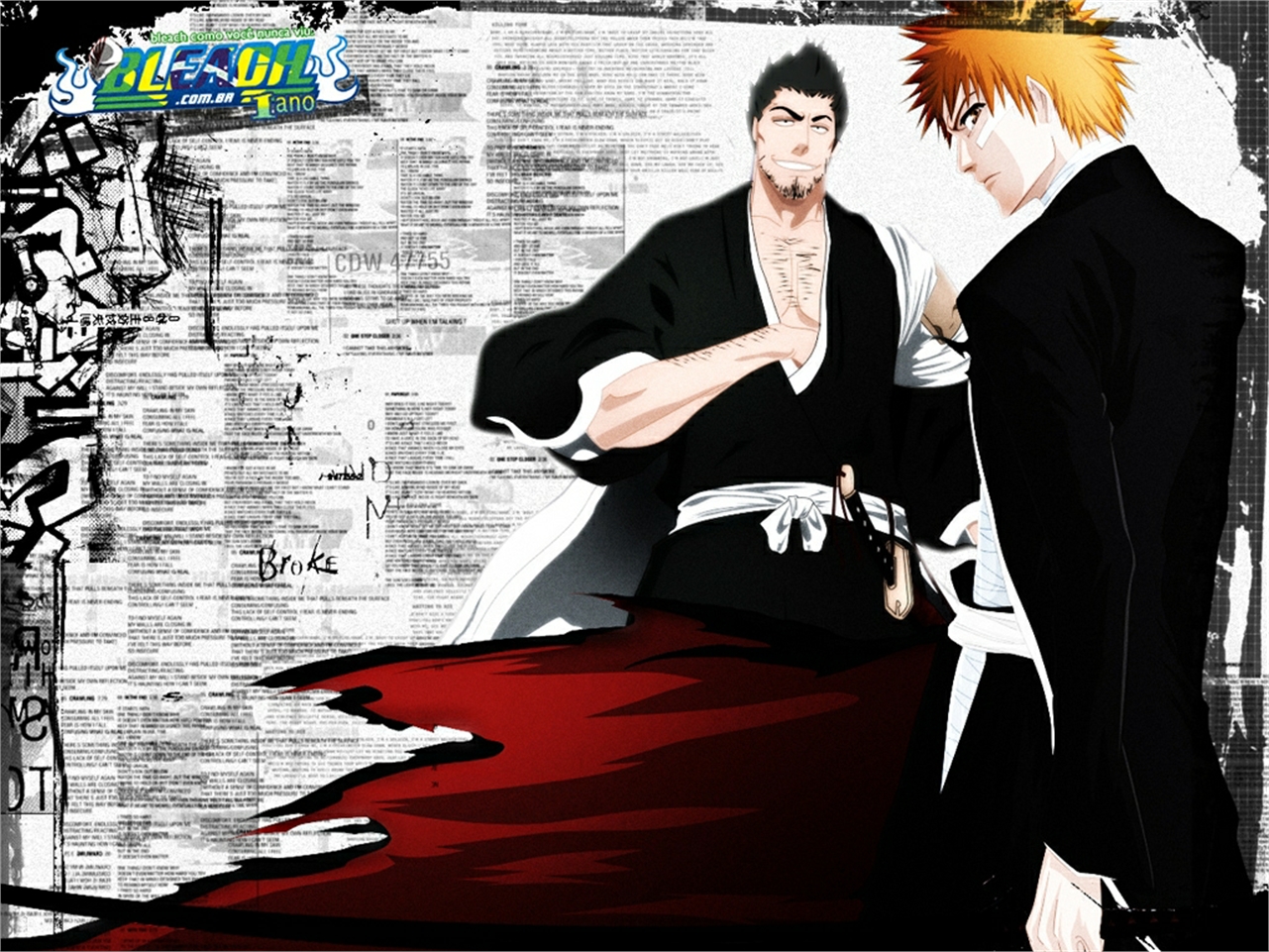 Fondo De Pantalla De Escritorio Hd Animado Bleach Bur Chi Isshin Kurosaki Descargar Imagen