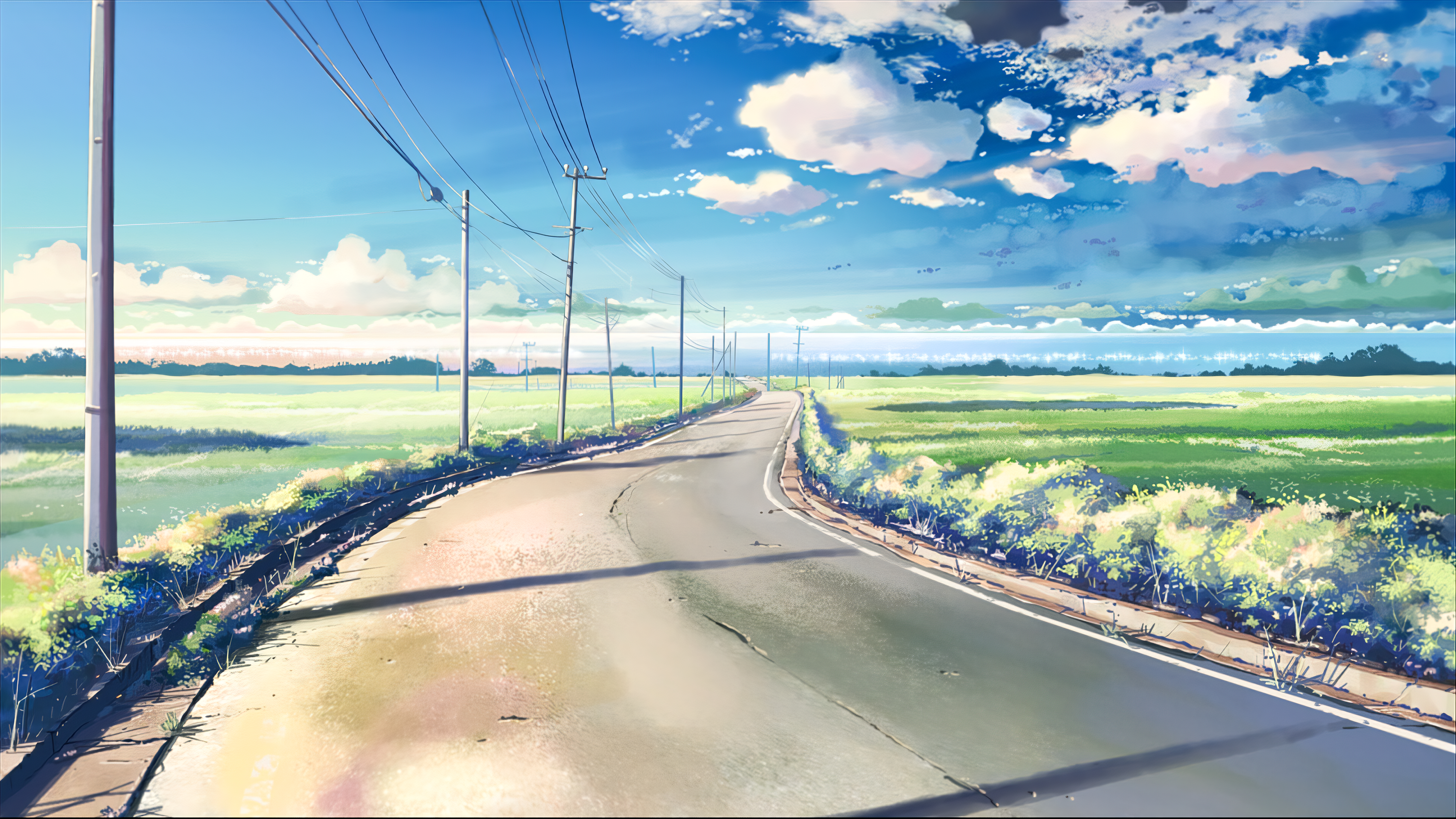 HD desktop wallpaper: Anime, Landscape, Sky, Cloud, 5 Centimeters Per  Second download free picture #1532562