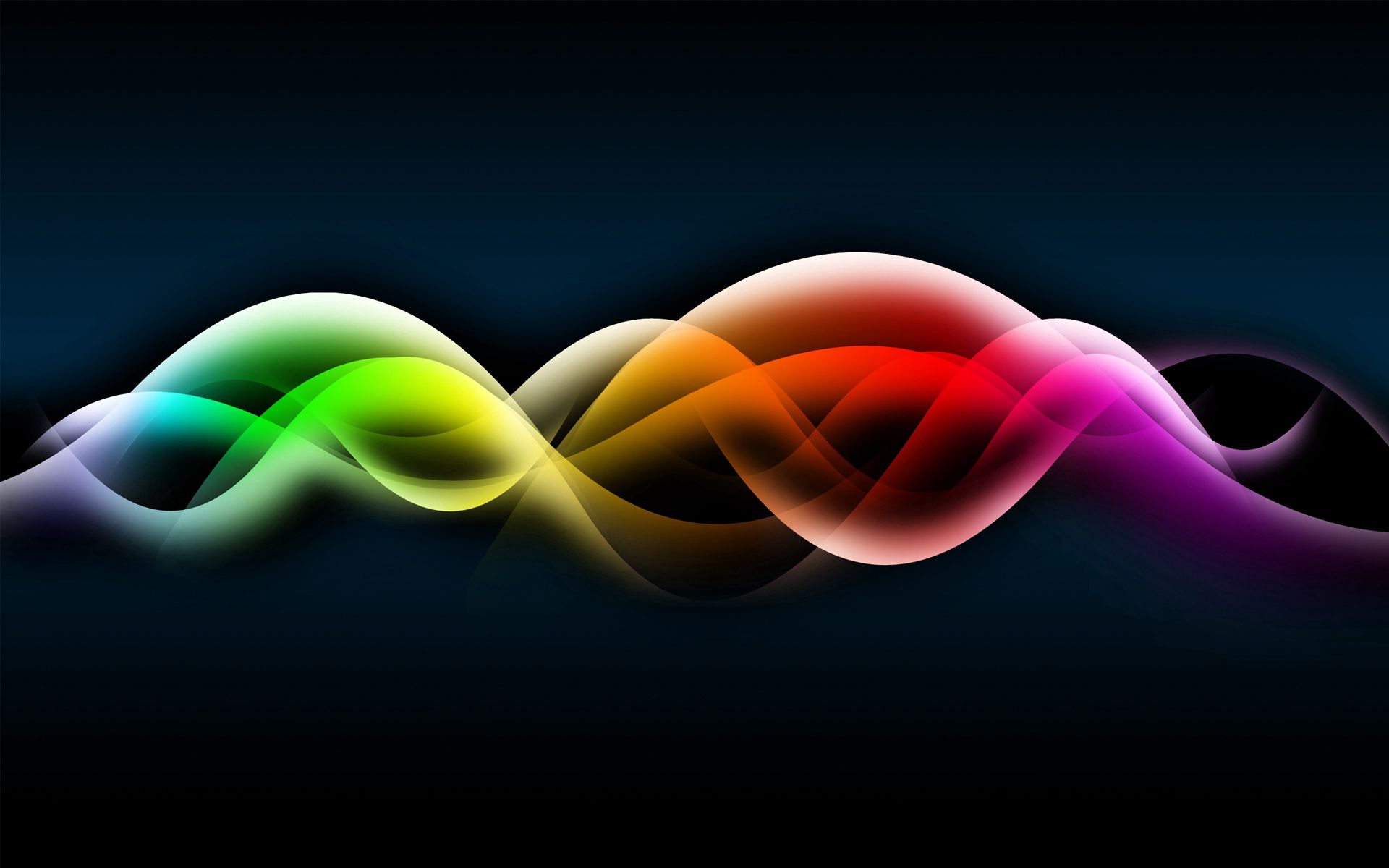 4K Phone Wallpaper waves, abstract, iridescent, light