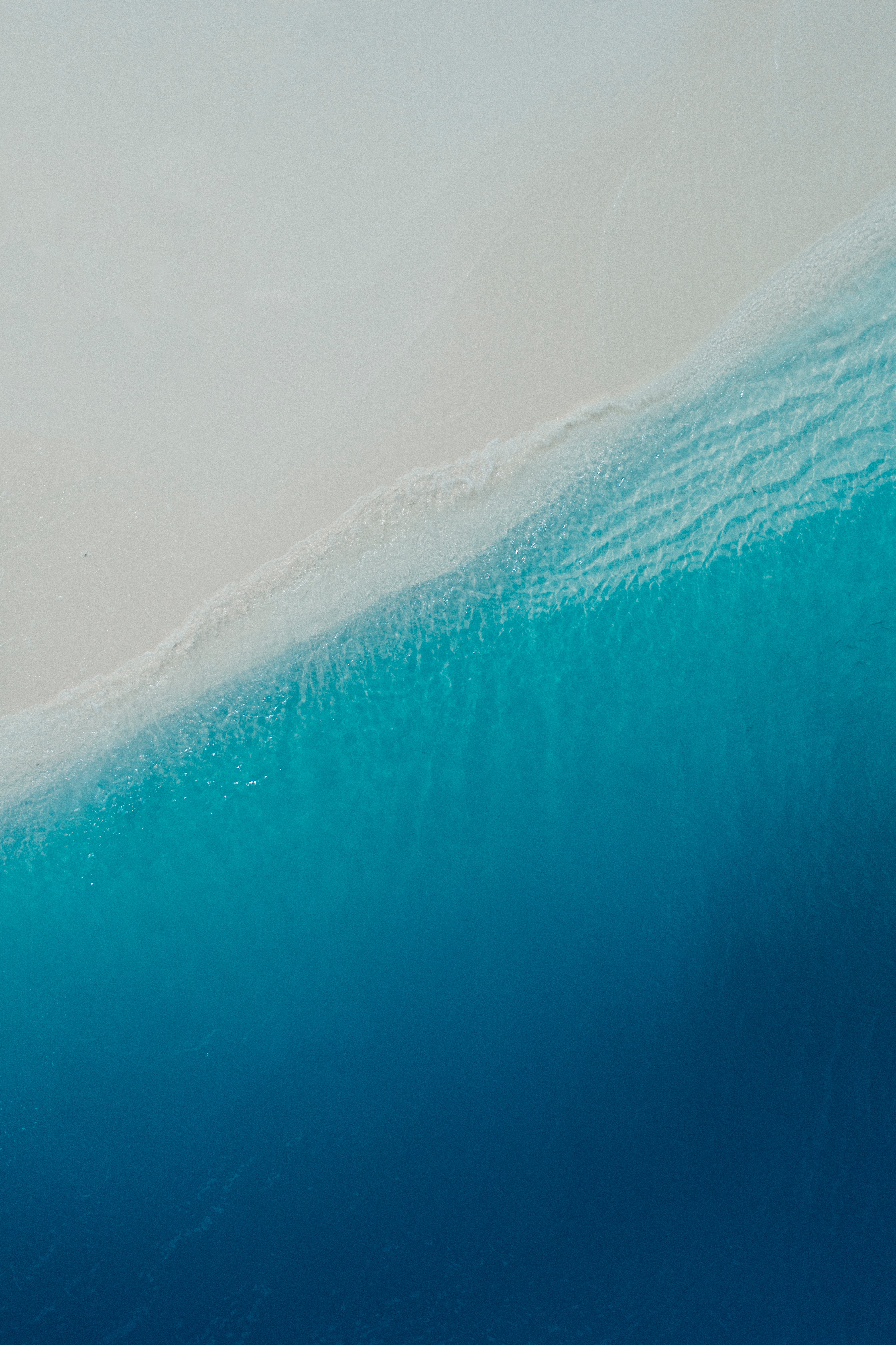 102126 download wallpaper nature, water, beach, view from above, ocean, surf screensavers and pictures for free