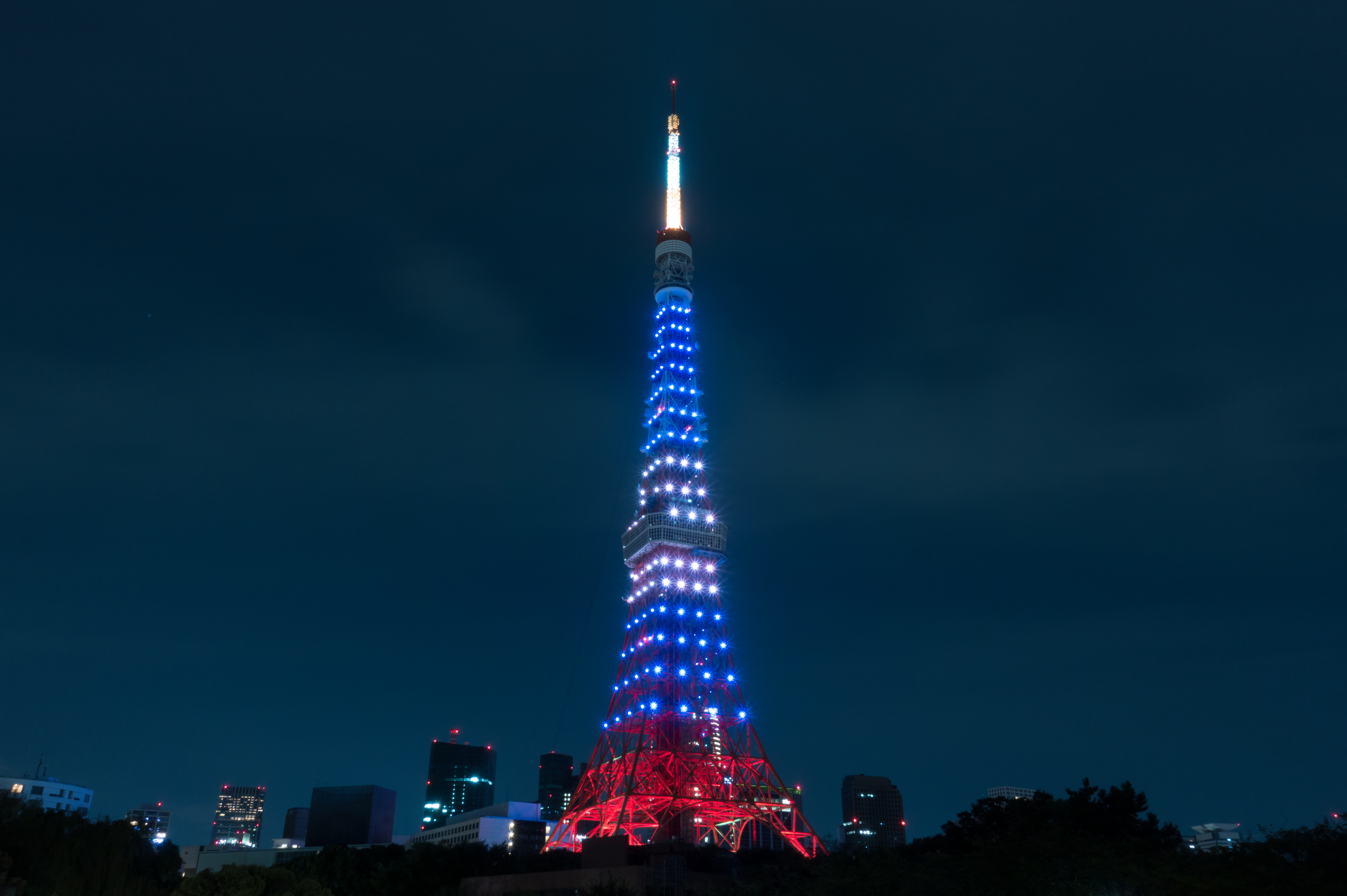 illumination, tokyo, cities, night city, city lights, backlight, tower wallpaper for mobile