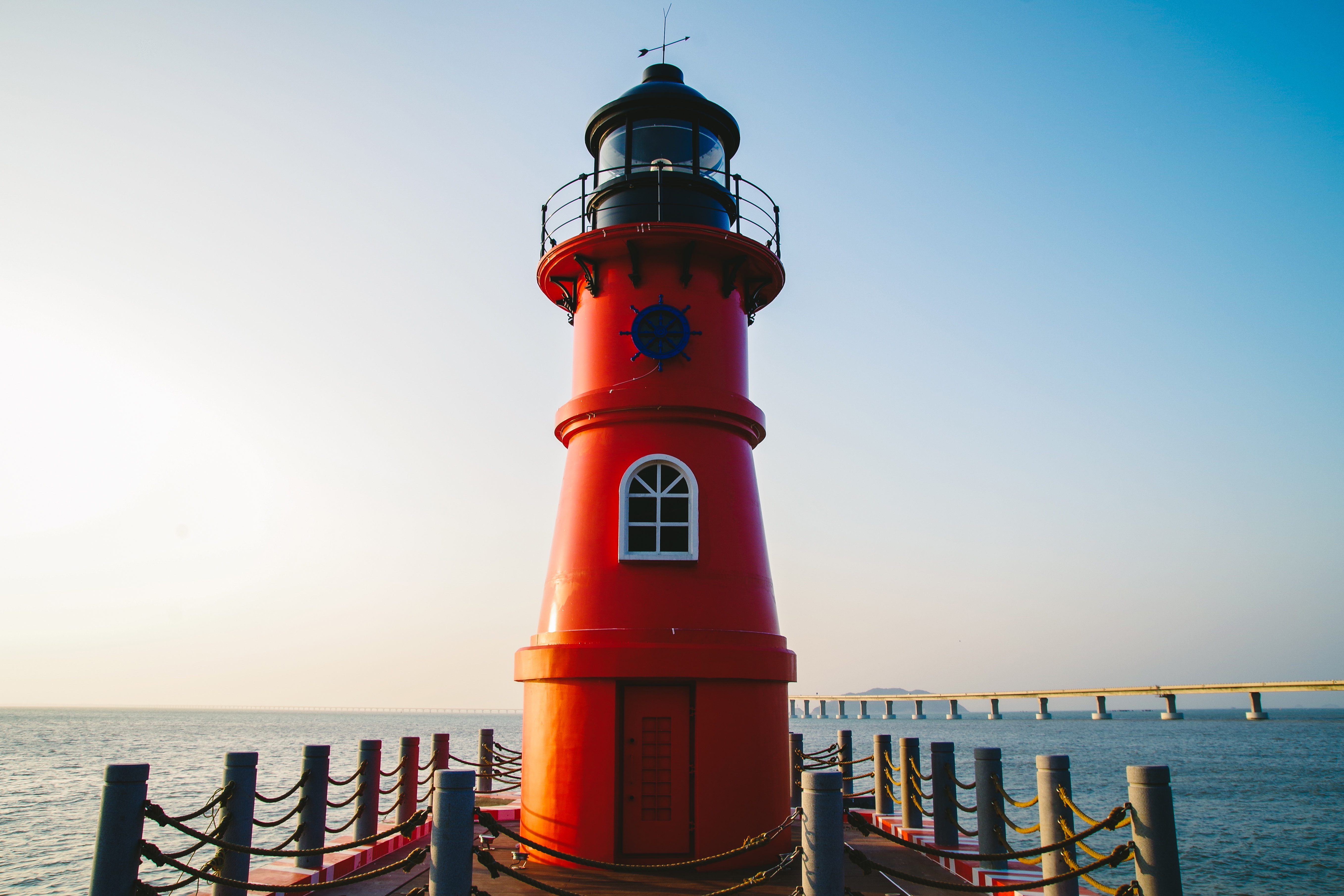 lighthouse, nature, sea, pier