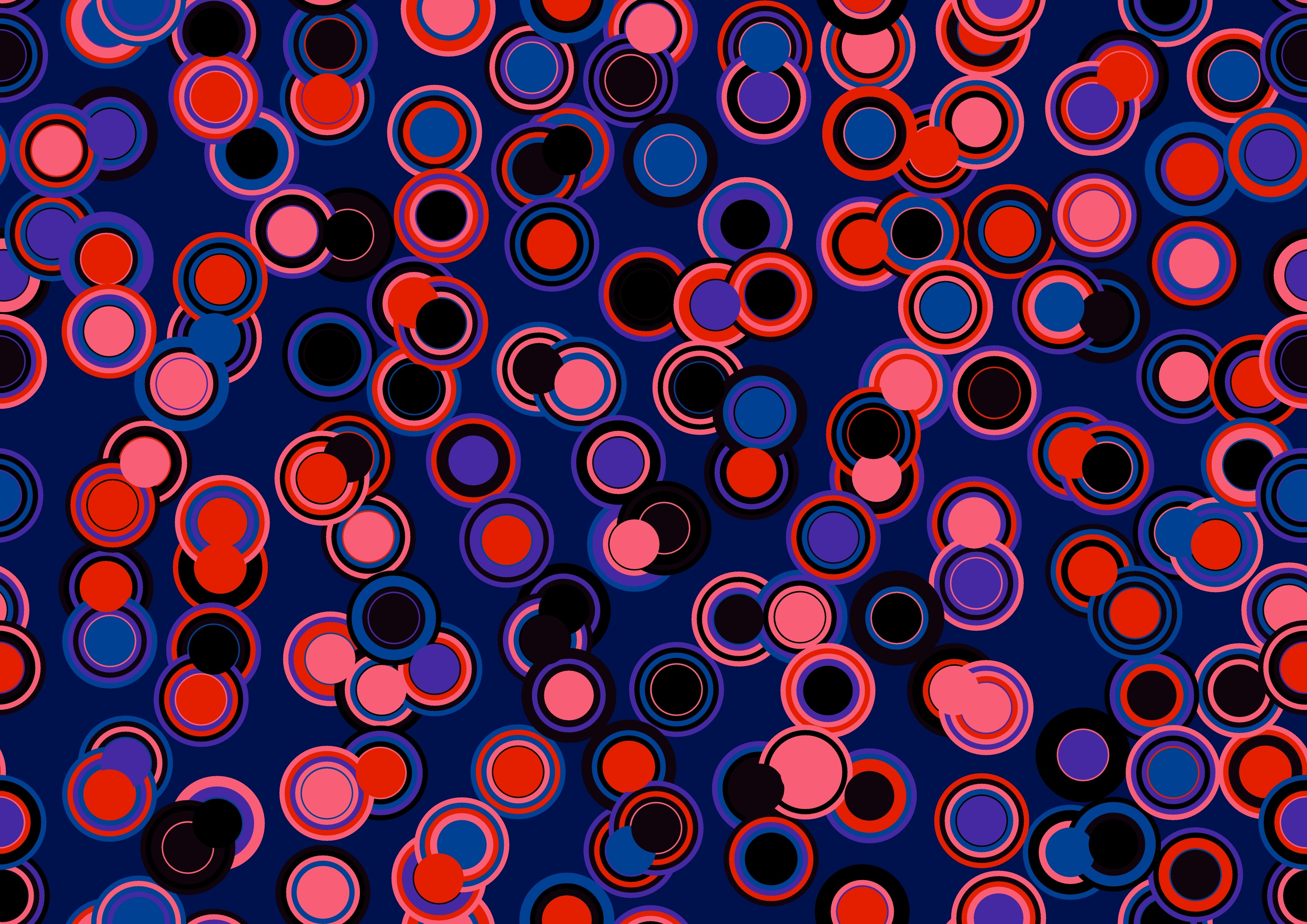 multicolored, motley, form, circles, texture, textures, forms Phone Background