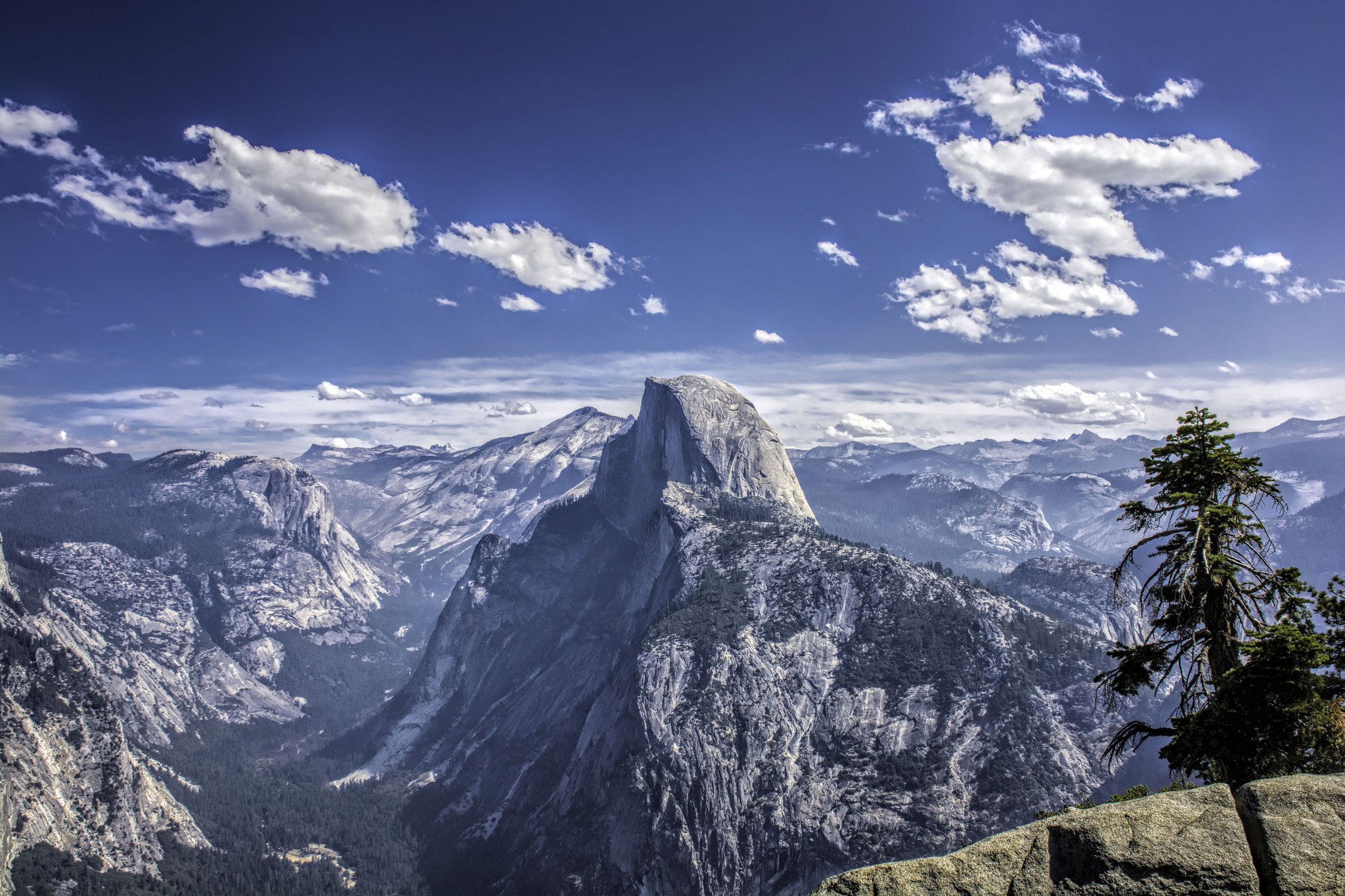 mountains, california, nature, vertex 3d Wallpaper