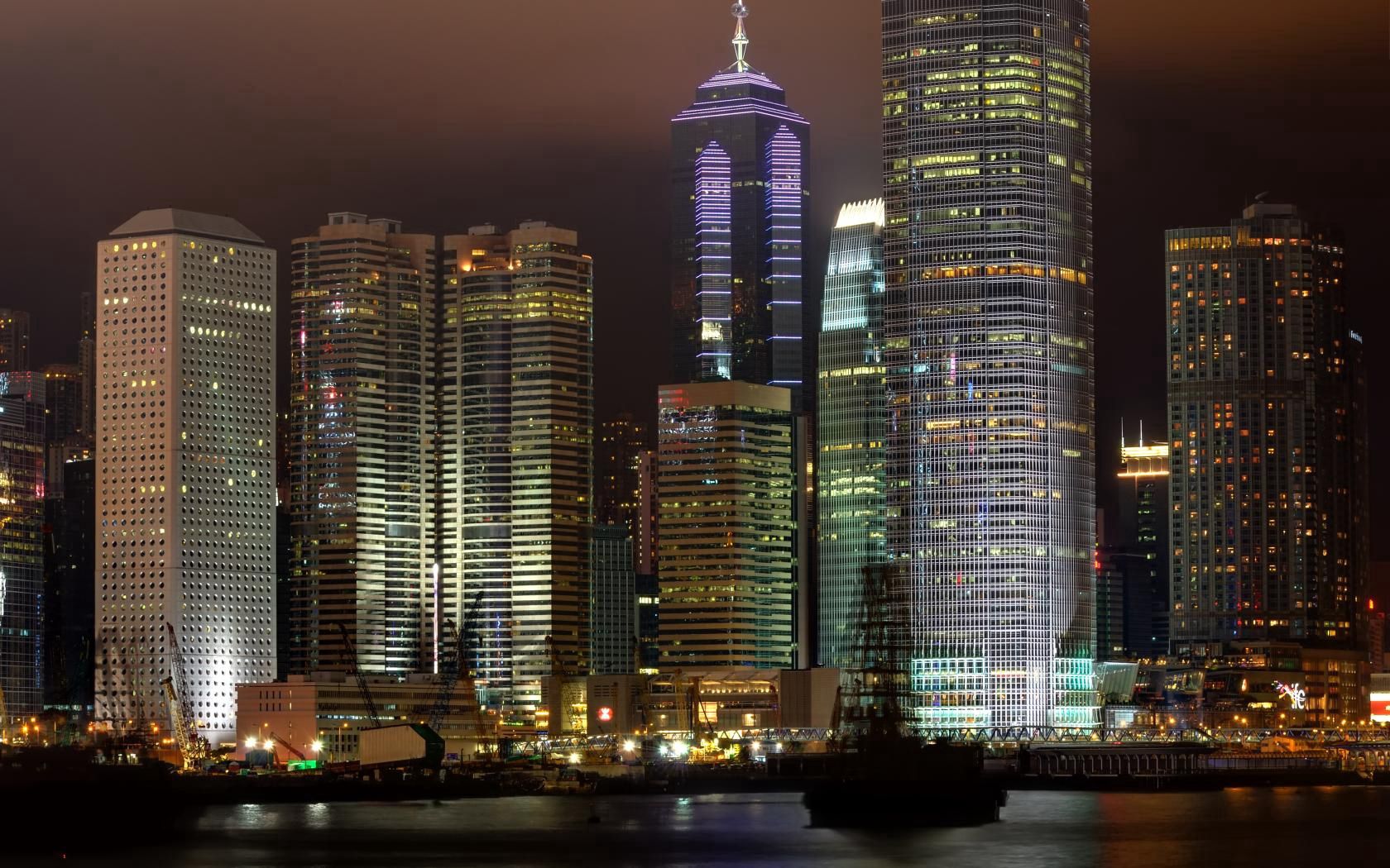 Handy-Wallpaper Städte, Übernachtung, Stadt, Hongkong, Sonderverwaltungsregion Hongkong kostenlos herunterladen.